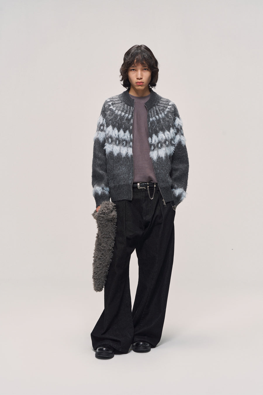 Vintage Double Pleated Jeans