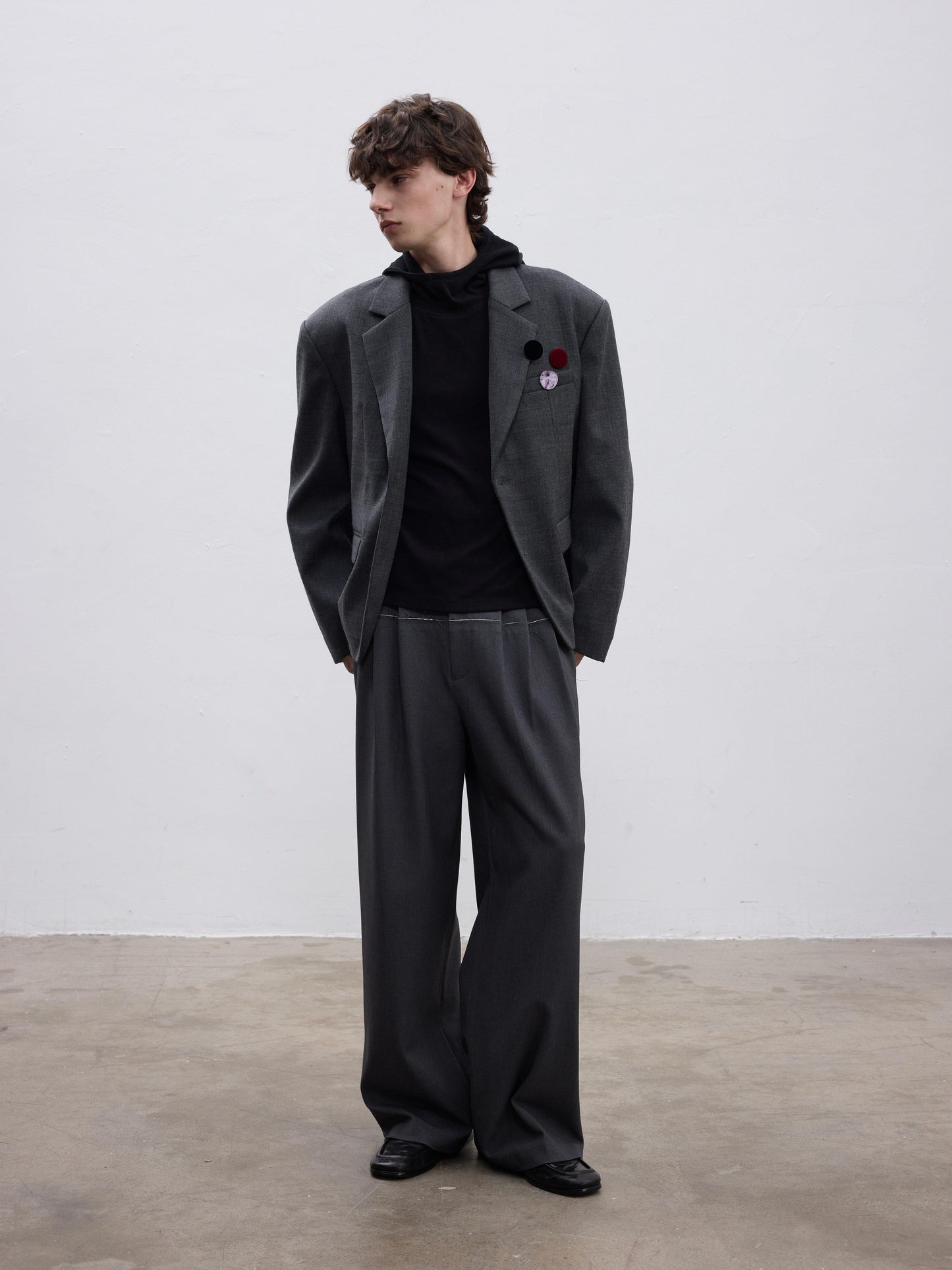 Straight-Leg Pants with Fringe and Ripped Details