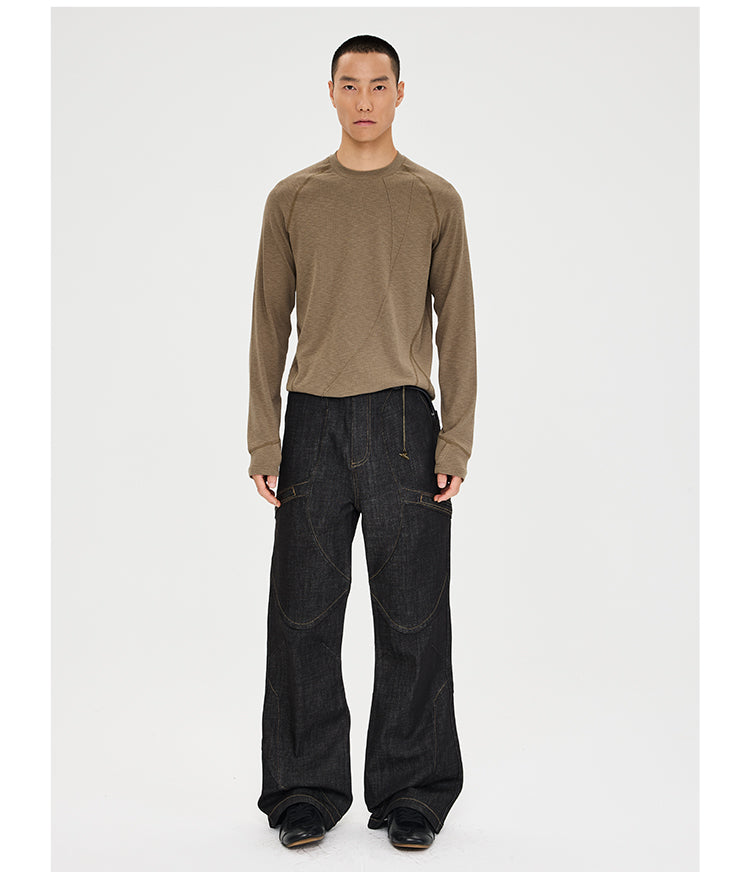 Fitted Drape T-Shirt