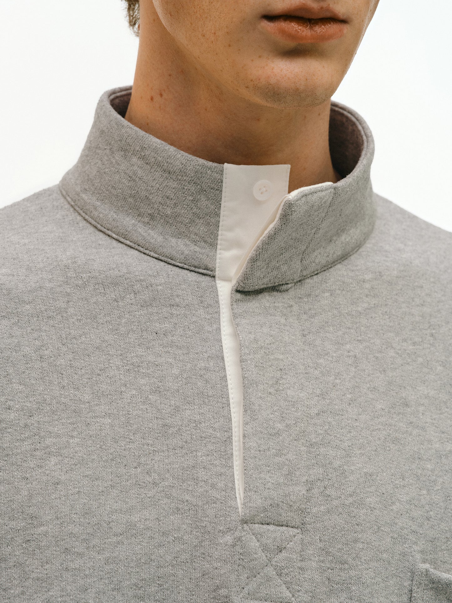 Stand Collar Sweatshirt