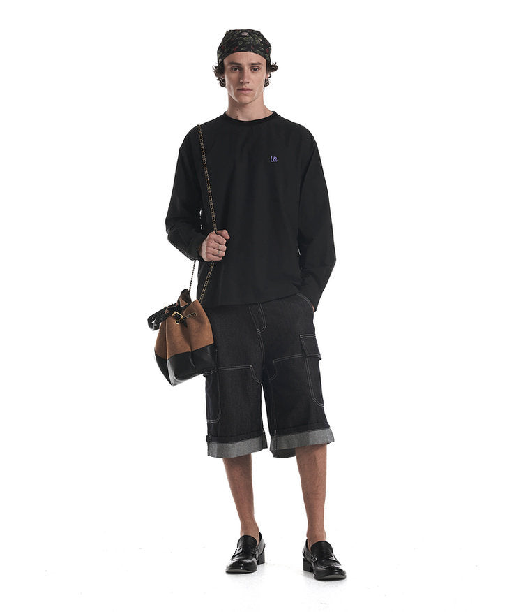 Embroidered Crew Neck T-Shirt