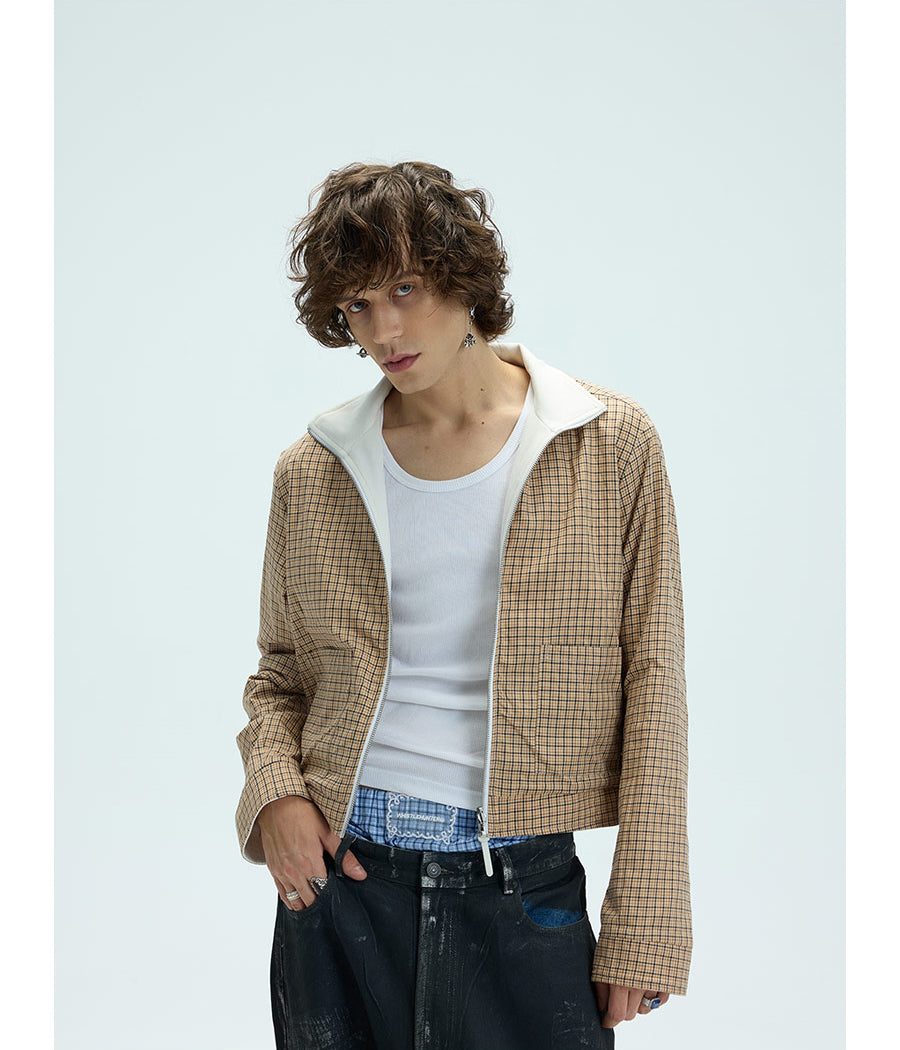 Reversible embroidered jacket