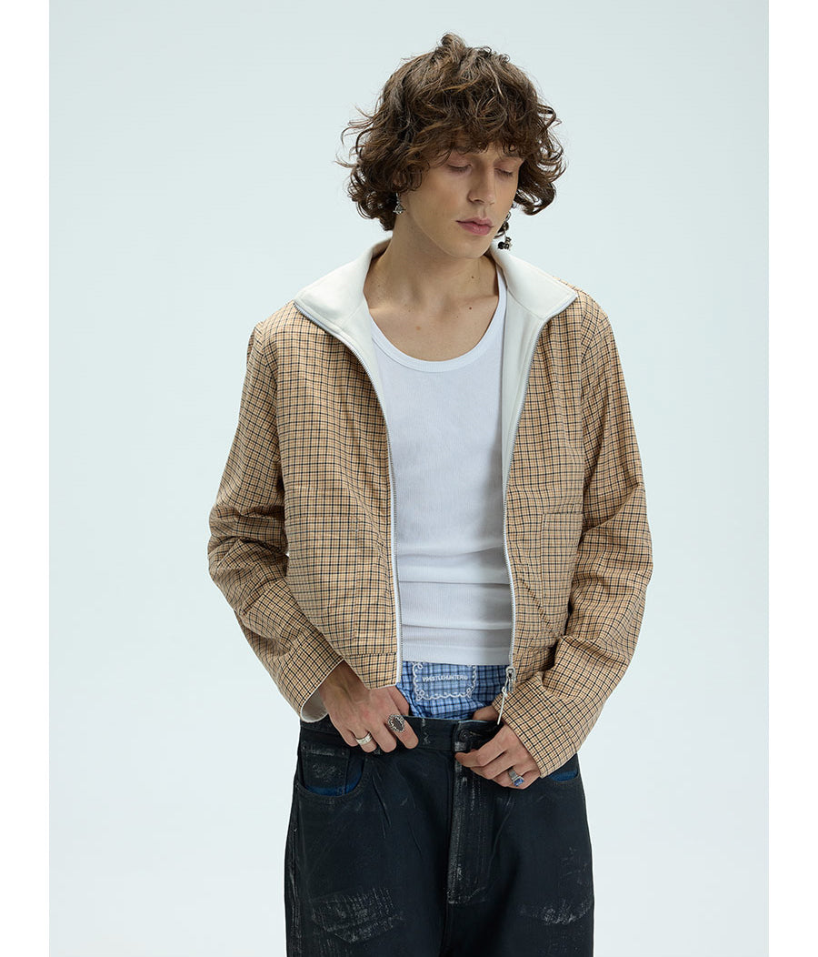 Reversible embroidered jacket