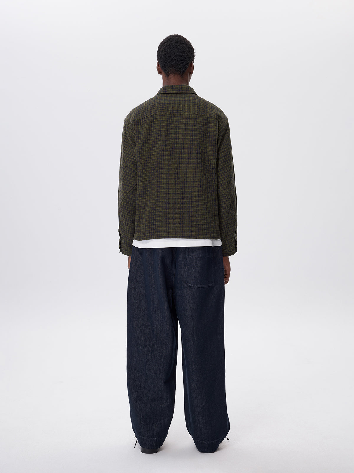 Cotton Check Pattern Jacket