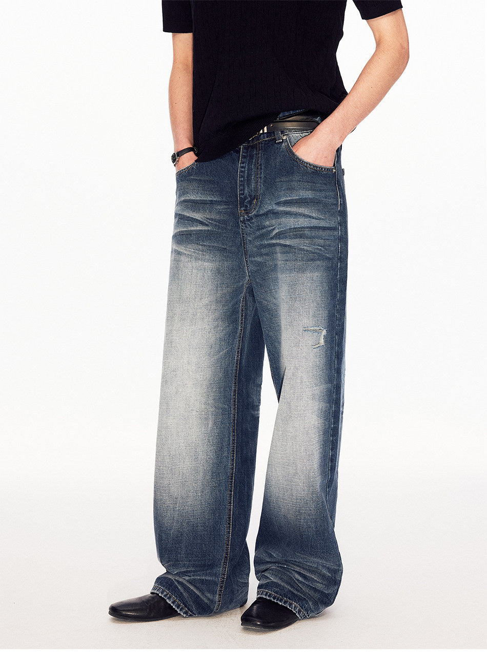 High Street Distressed Jeans