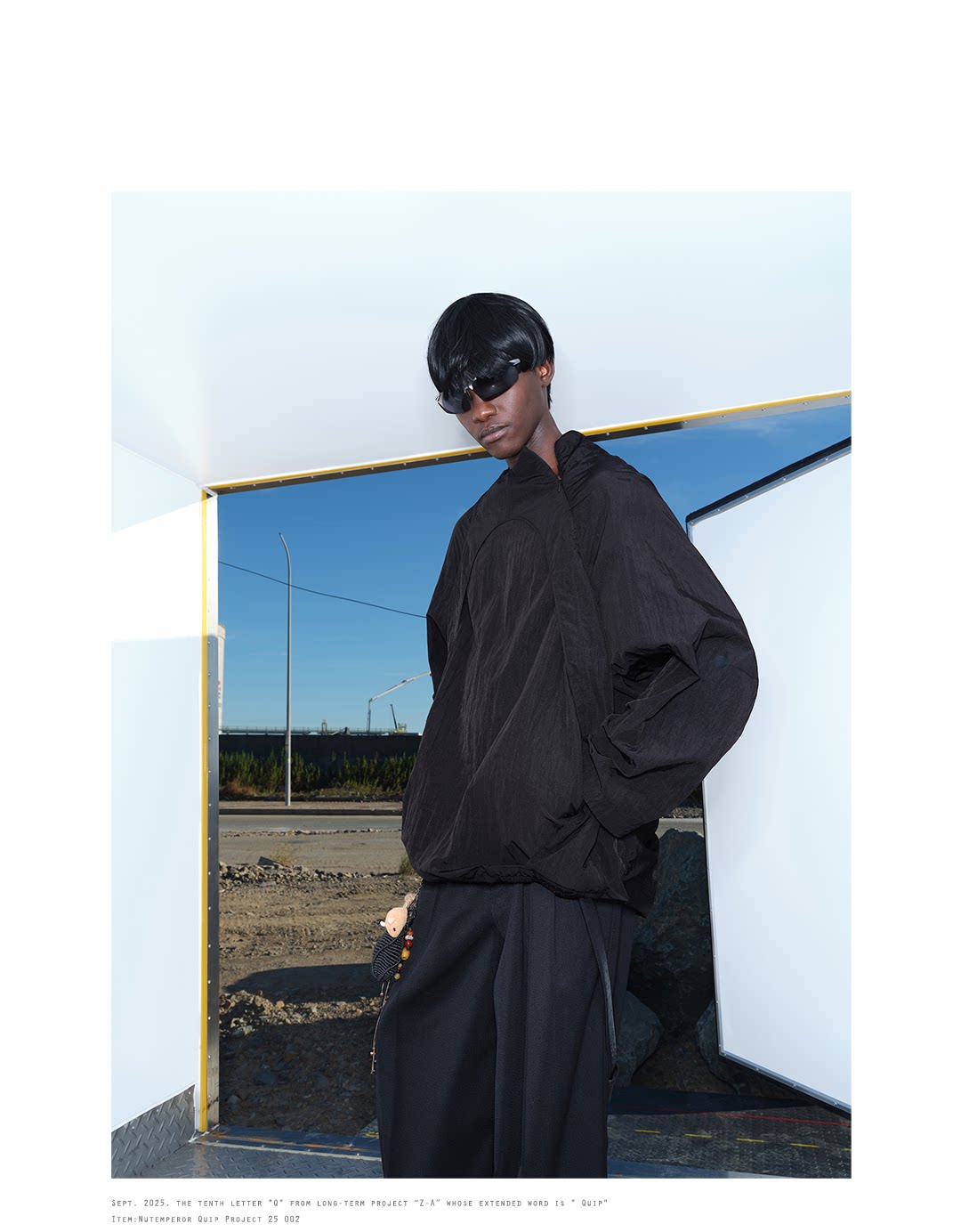 Irregular Cut Frill Jacket