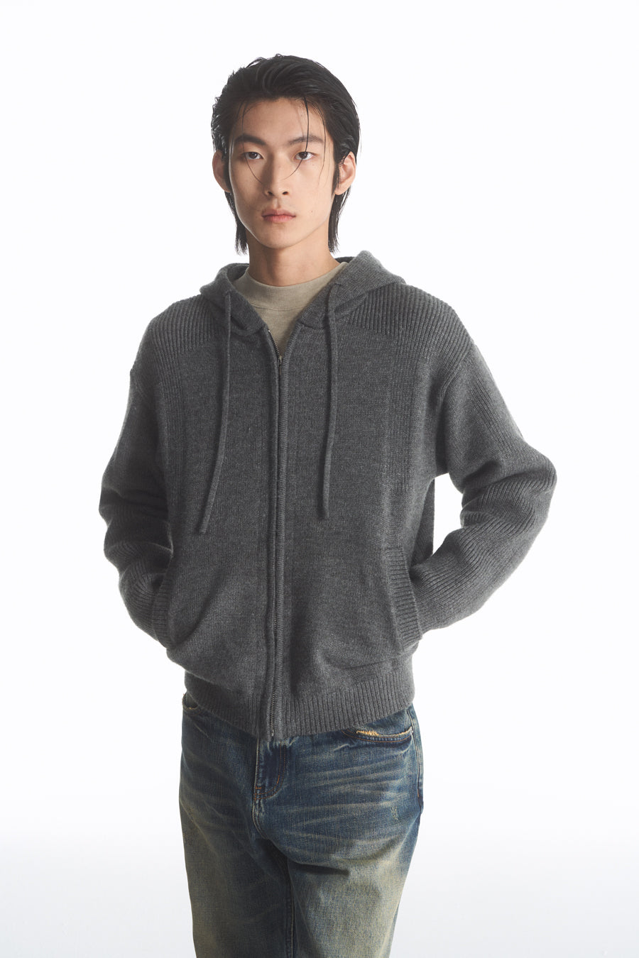 Drawstring Hooded Sweater