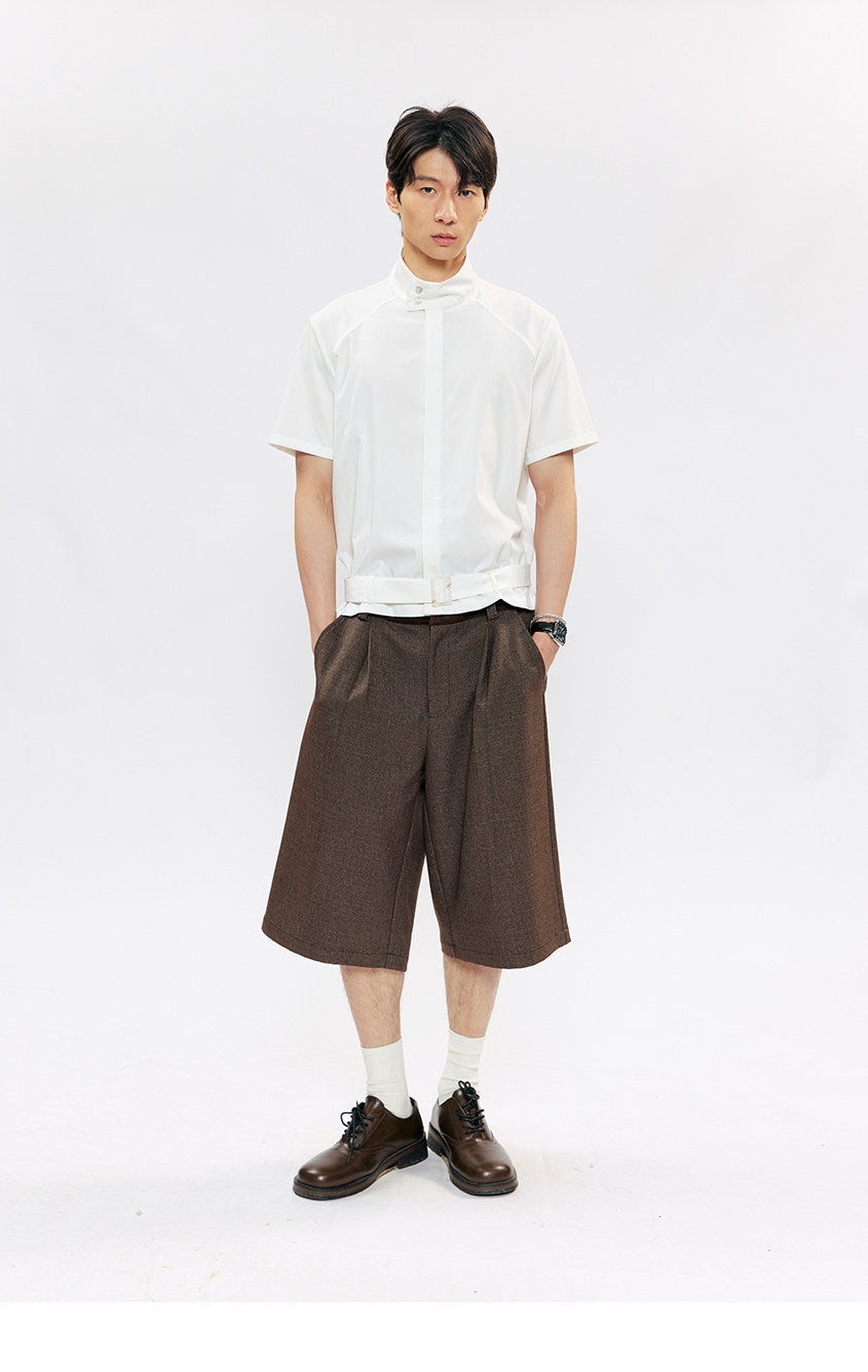 Casual Shirt with Adjustable Strap