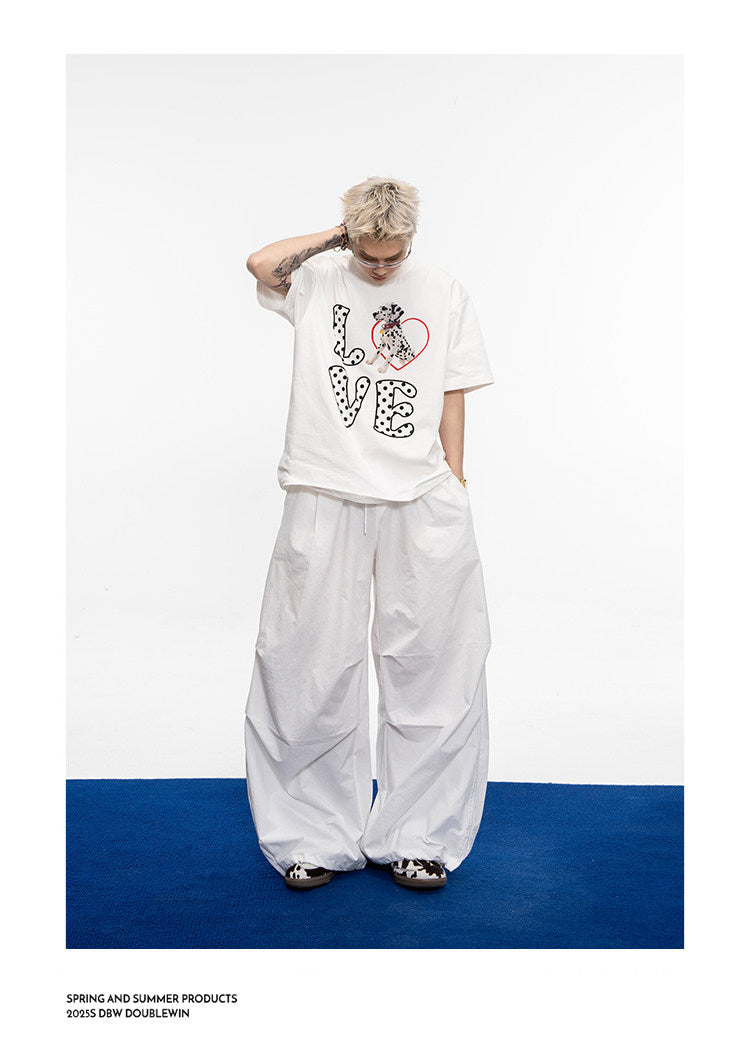 Polka Dot Cotton T-Shirt