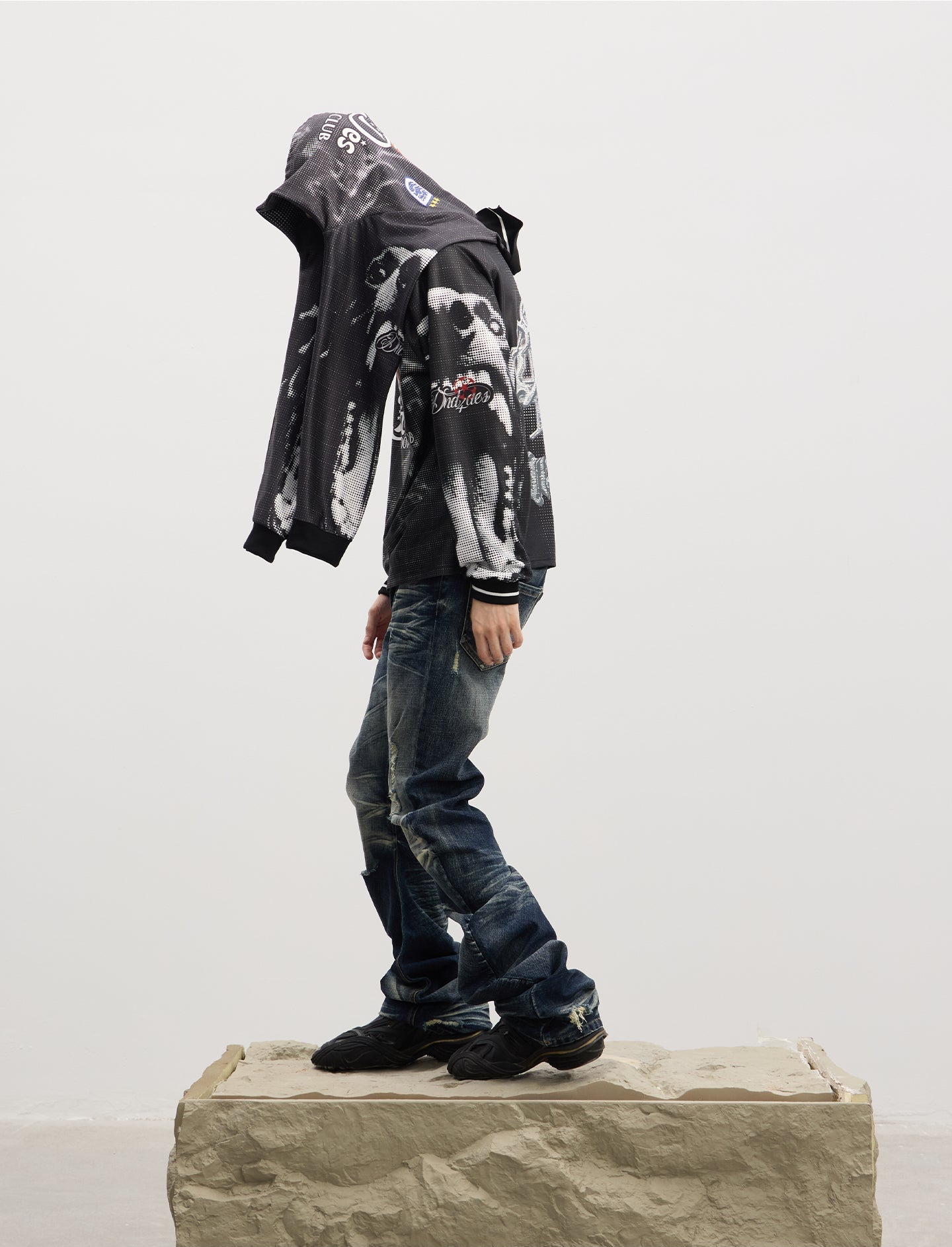 Printed Sports Polo Shirt