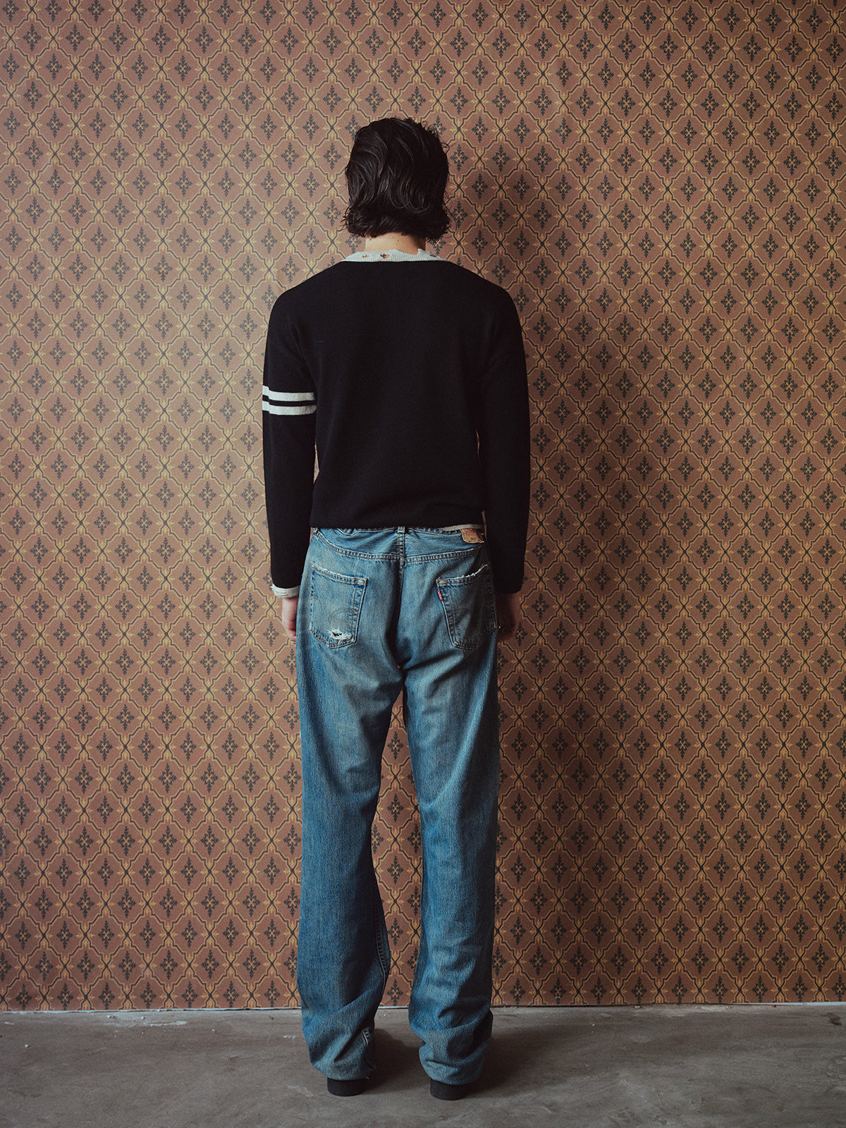 V-neck Pure Wool Sweater