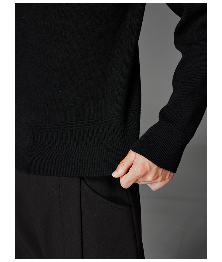 Half-High Collar Sweater