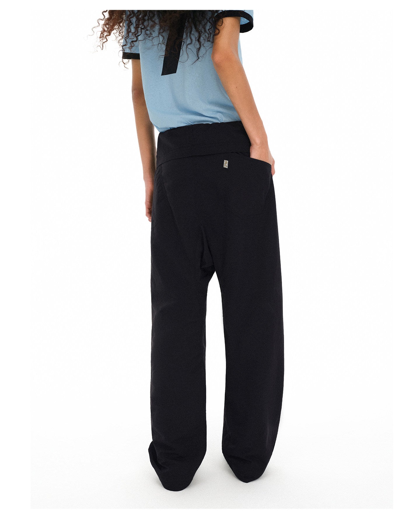 Ring Hall Two-Piece Nylon Pants