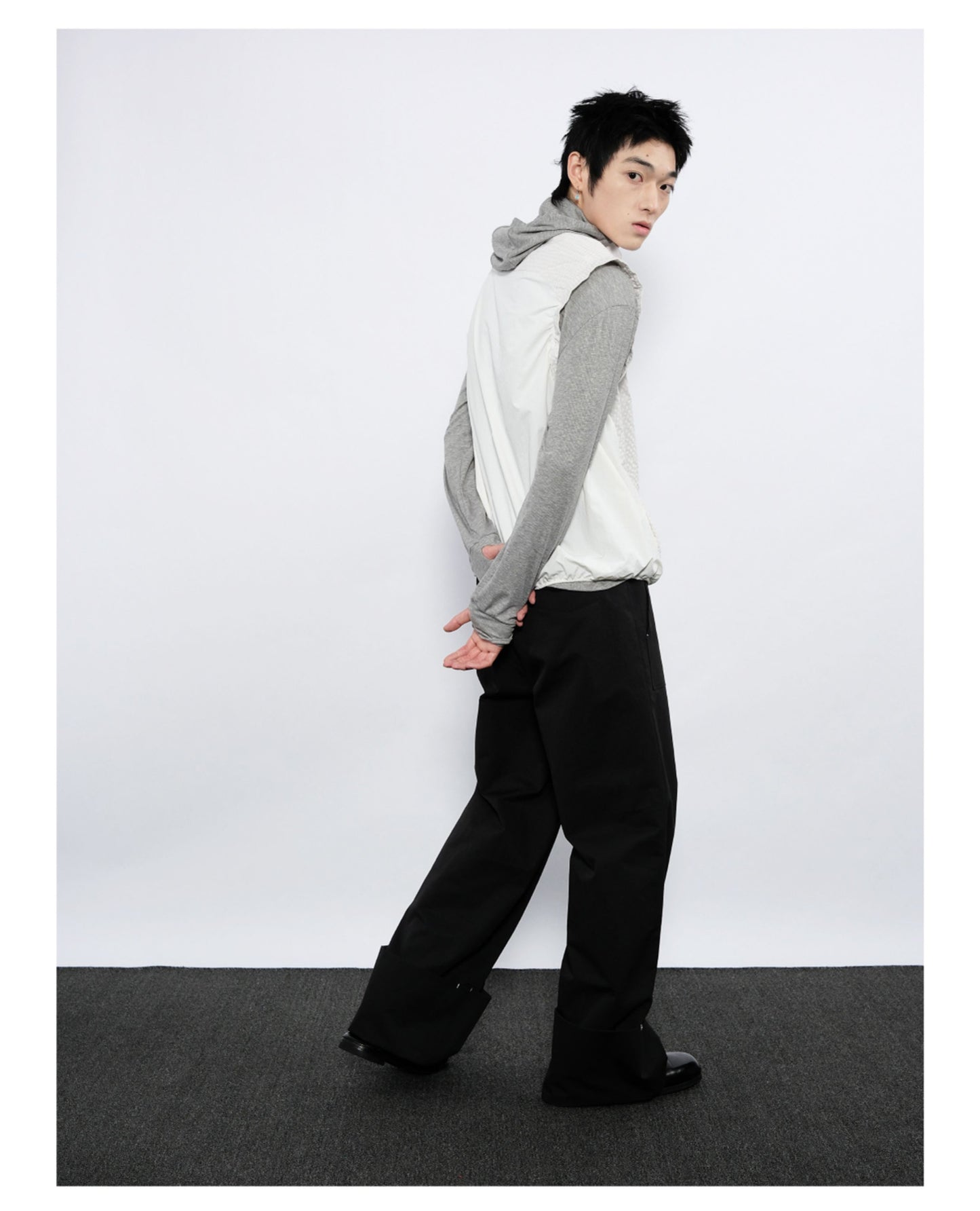 Straight-Leg Casual Pants