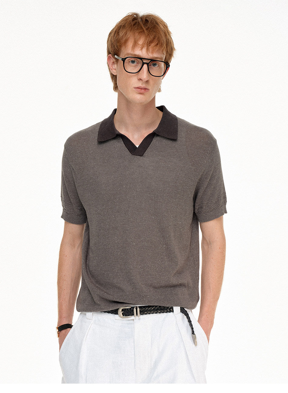 Contrast Polo Shirt