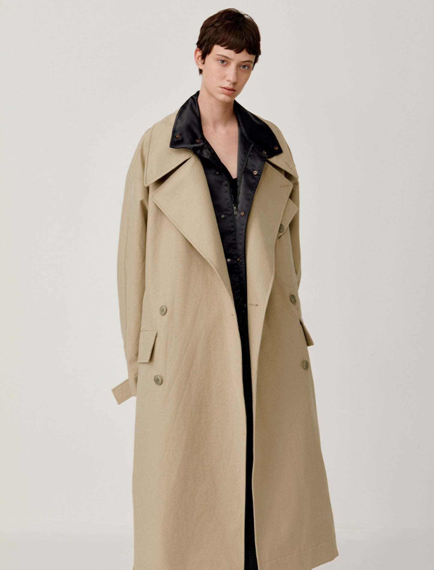 Oversized trench coat