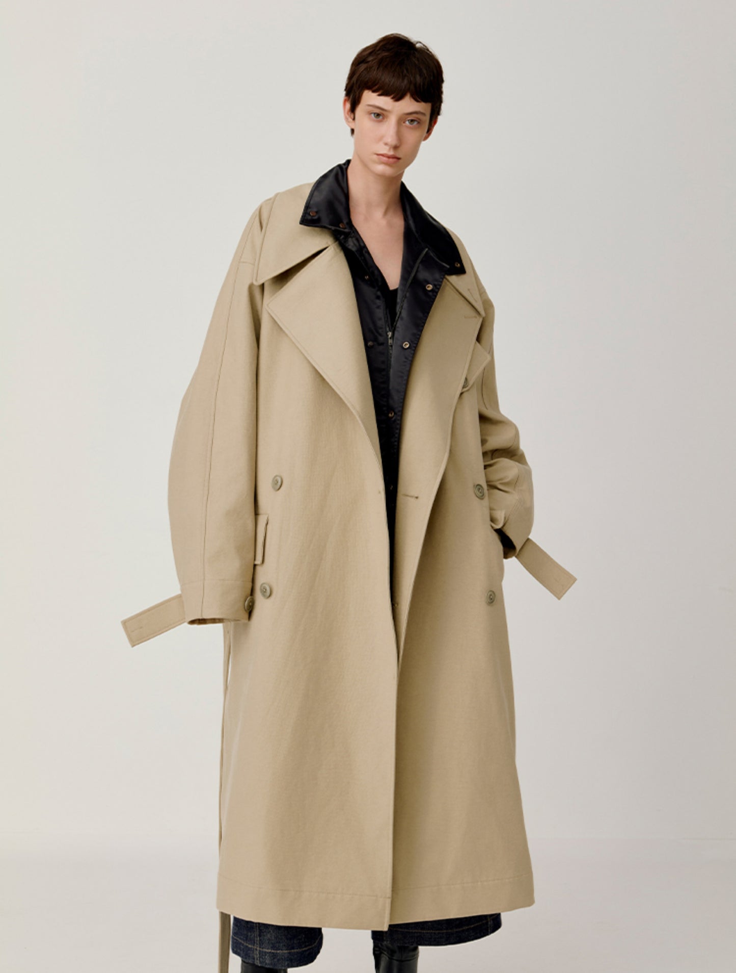 Oversized trench coat
