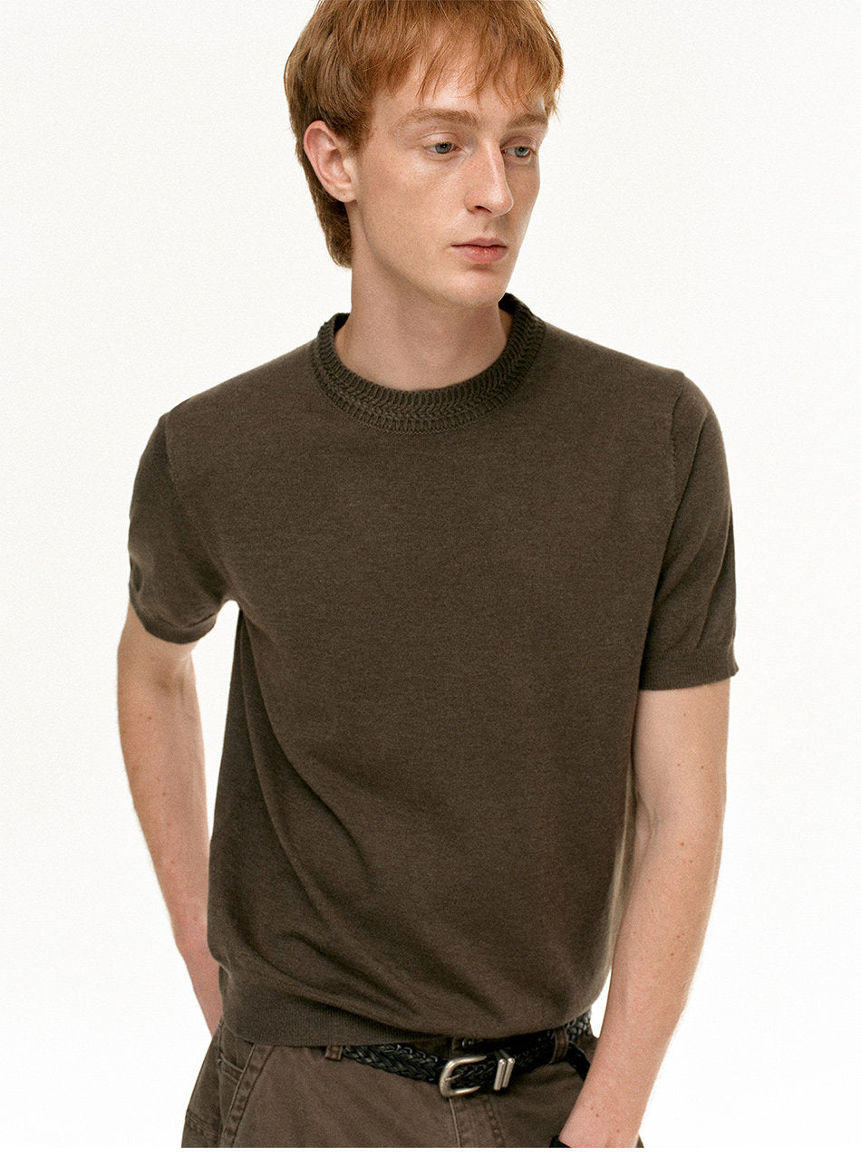 Luxury-Style Knit Shirt
