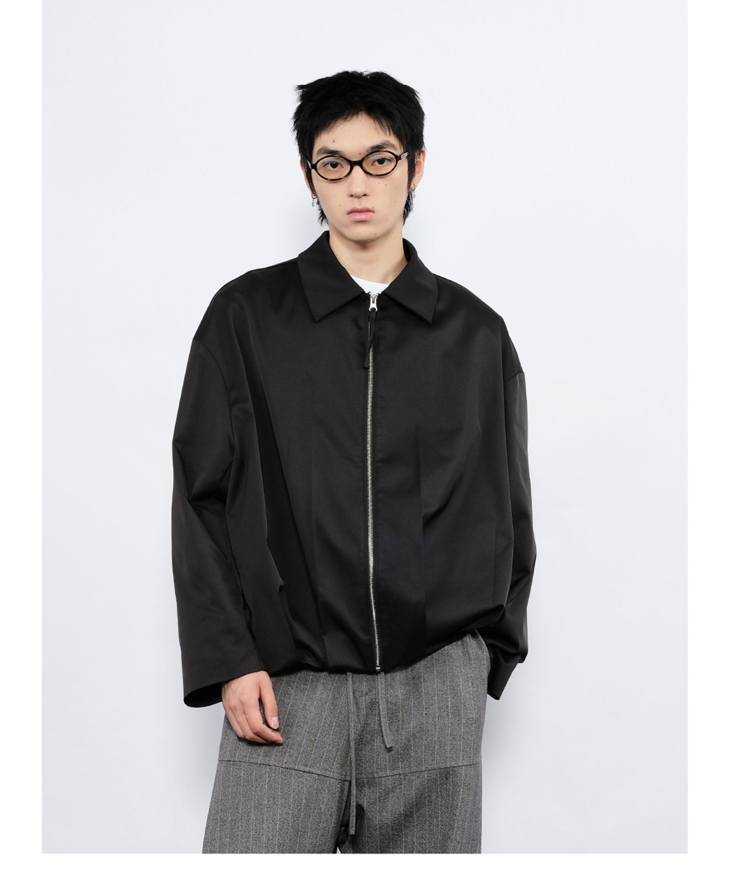 Checkered Hooded Jacket