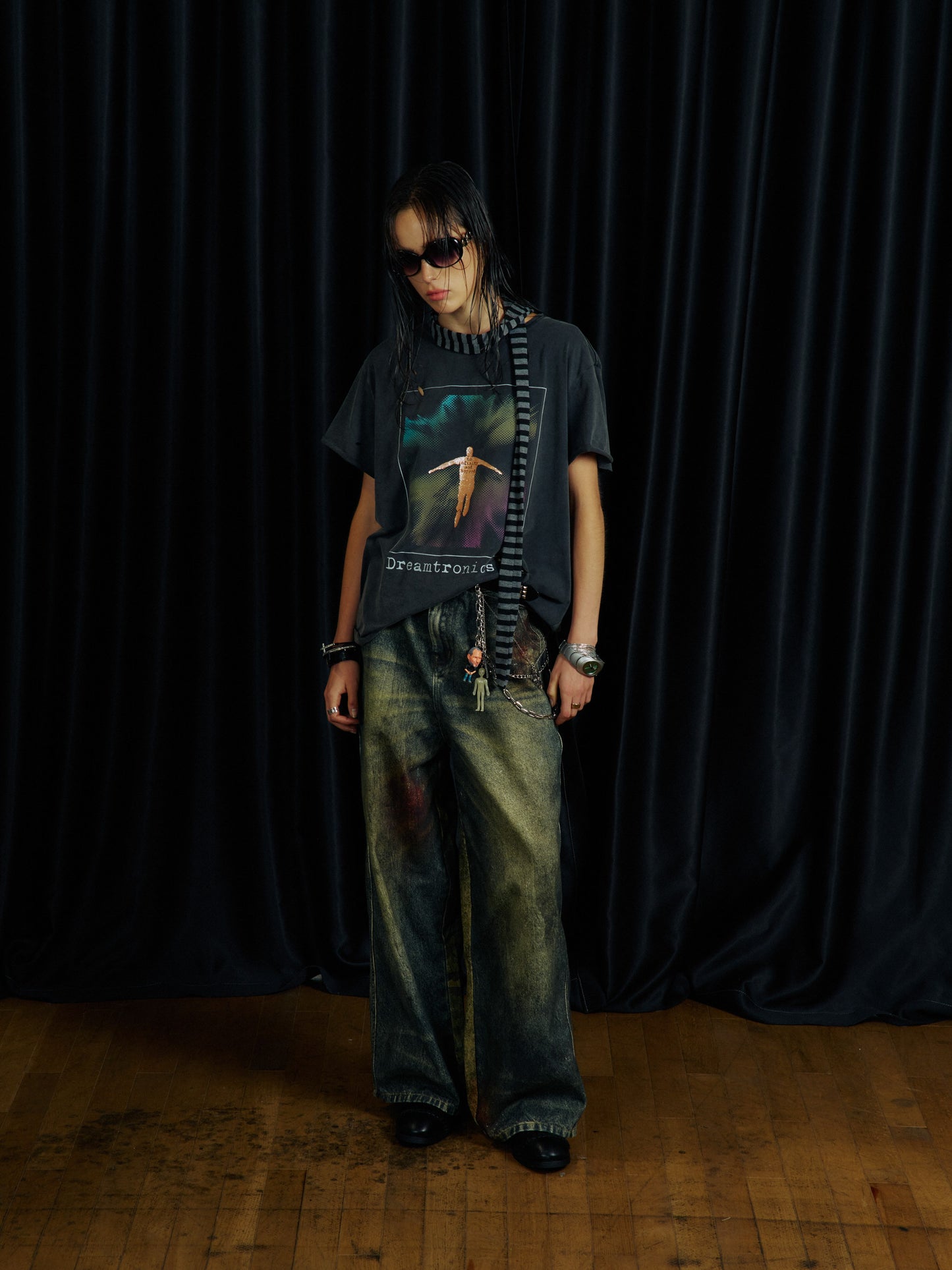 Glitter-Print T-Shirt