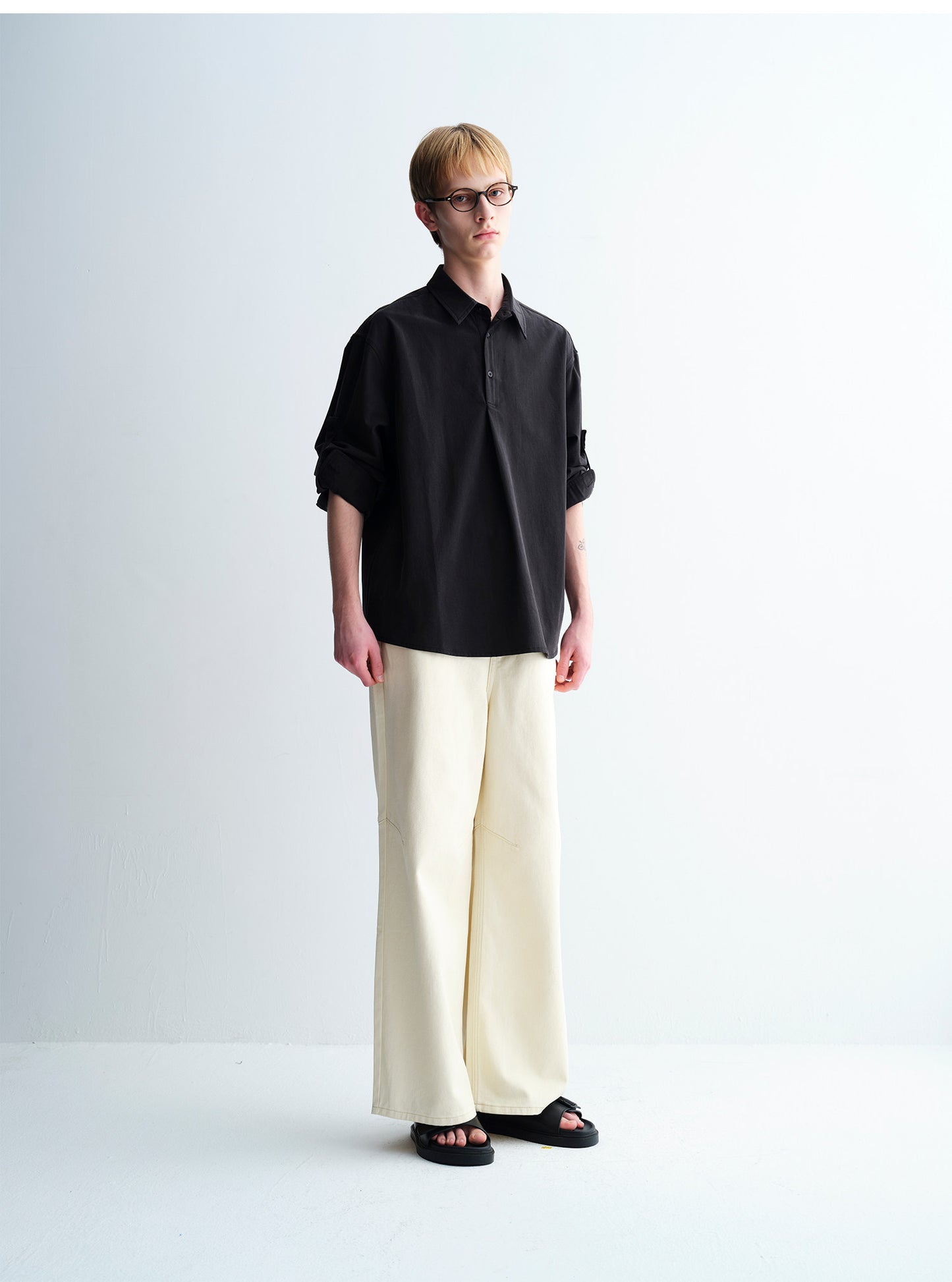 Half-Head Button-Down Shirt