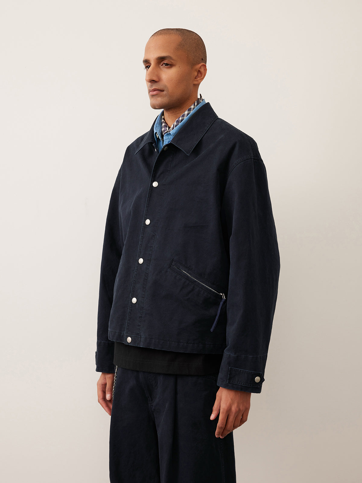 Washed Damaged Coach Jacket