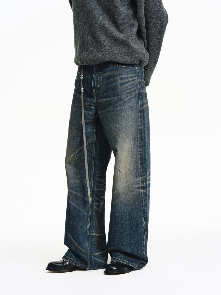 Vintage-Washed Jeans