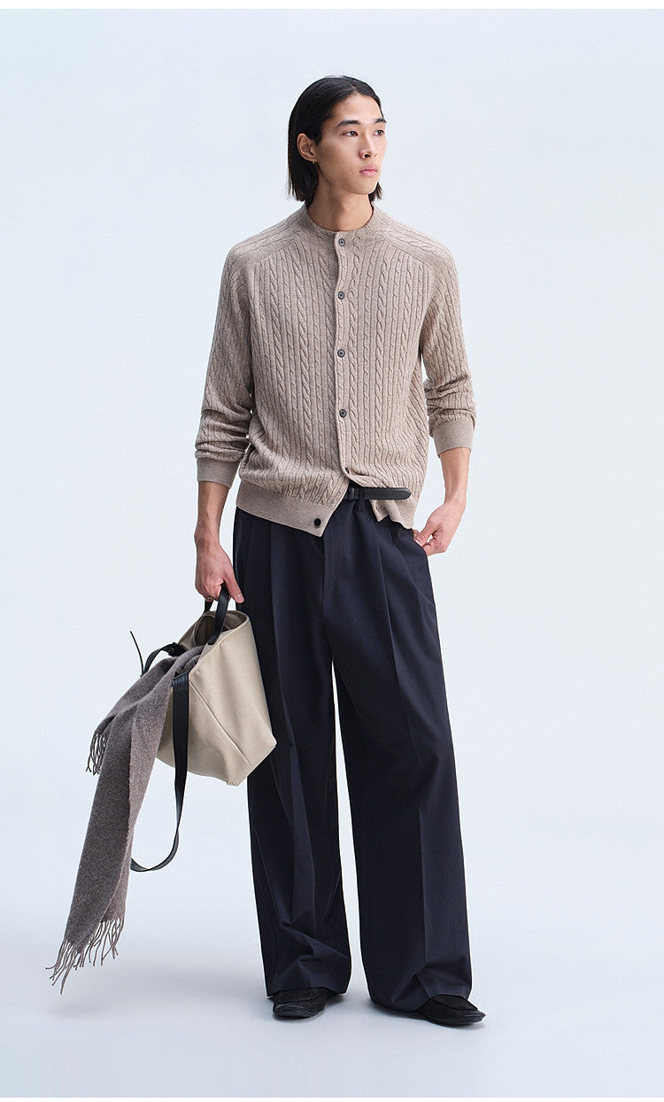 Retro Loose-Fit Casual Knit Cardigan