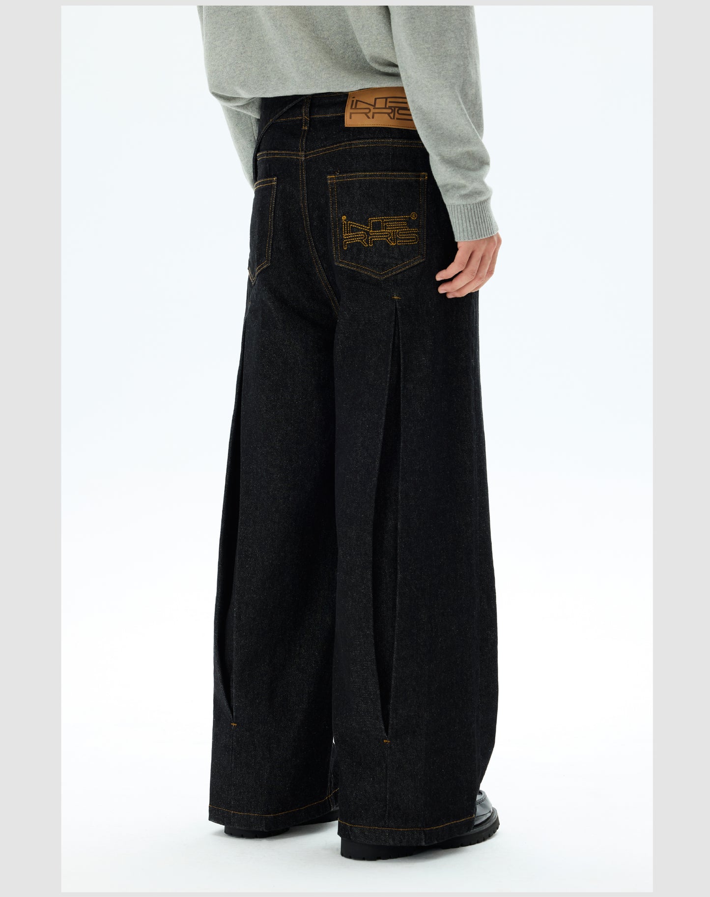 Loose Silhouette Casual Wide Denim Pants