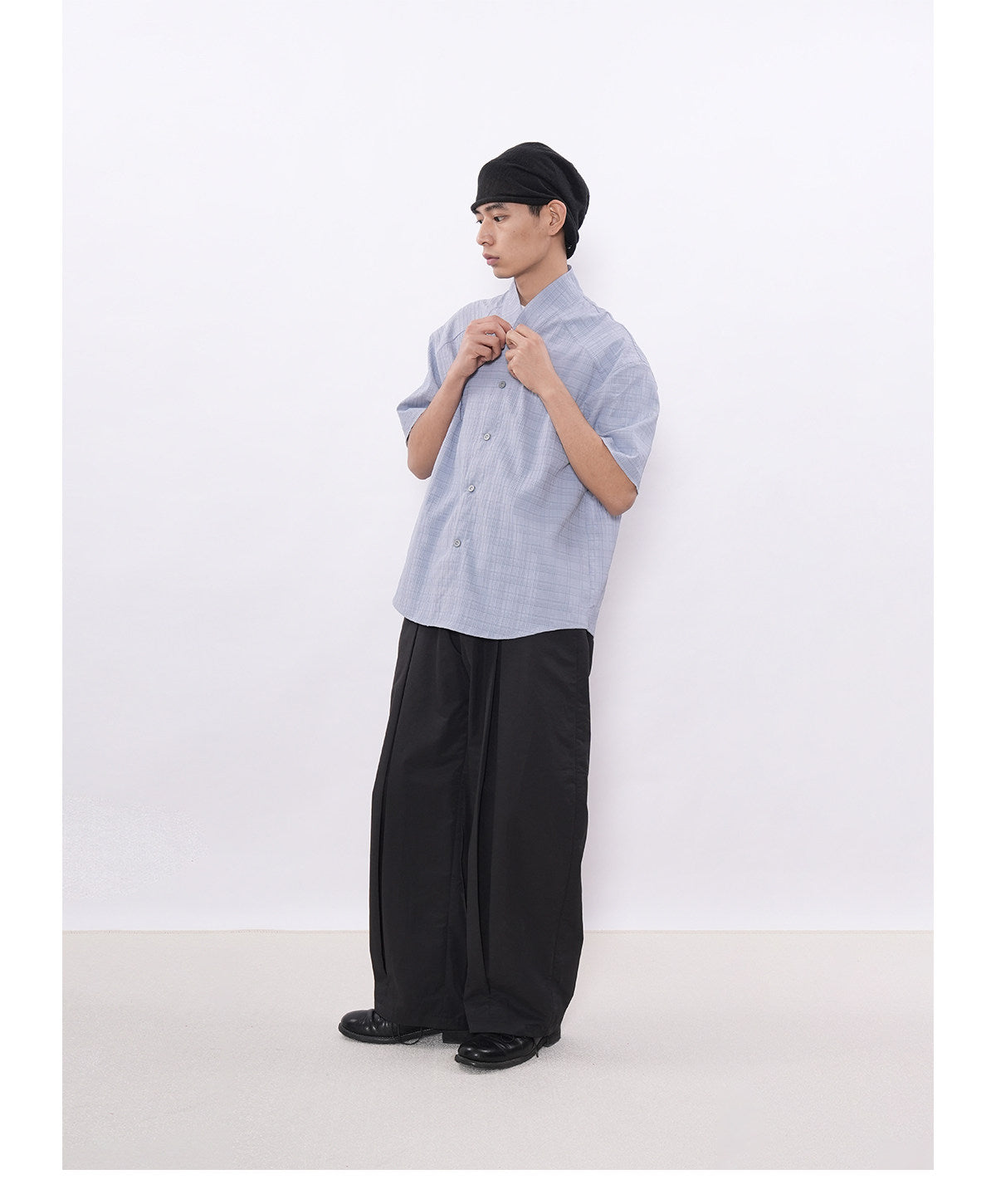 Stand-up Collar Shirt