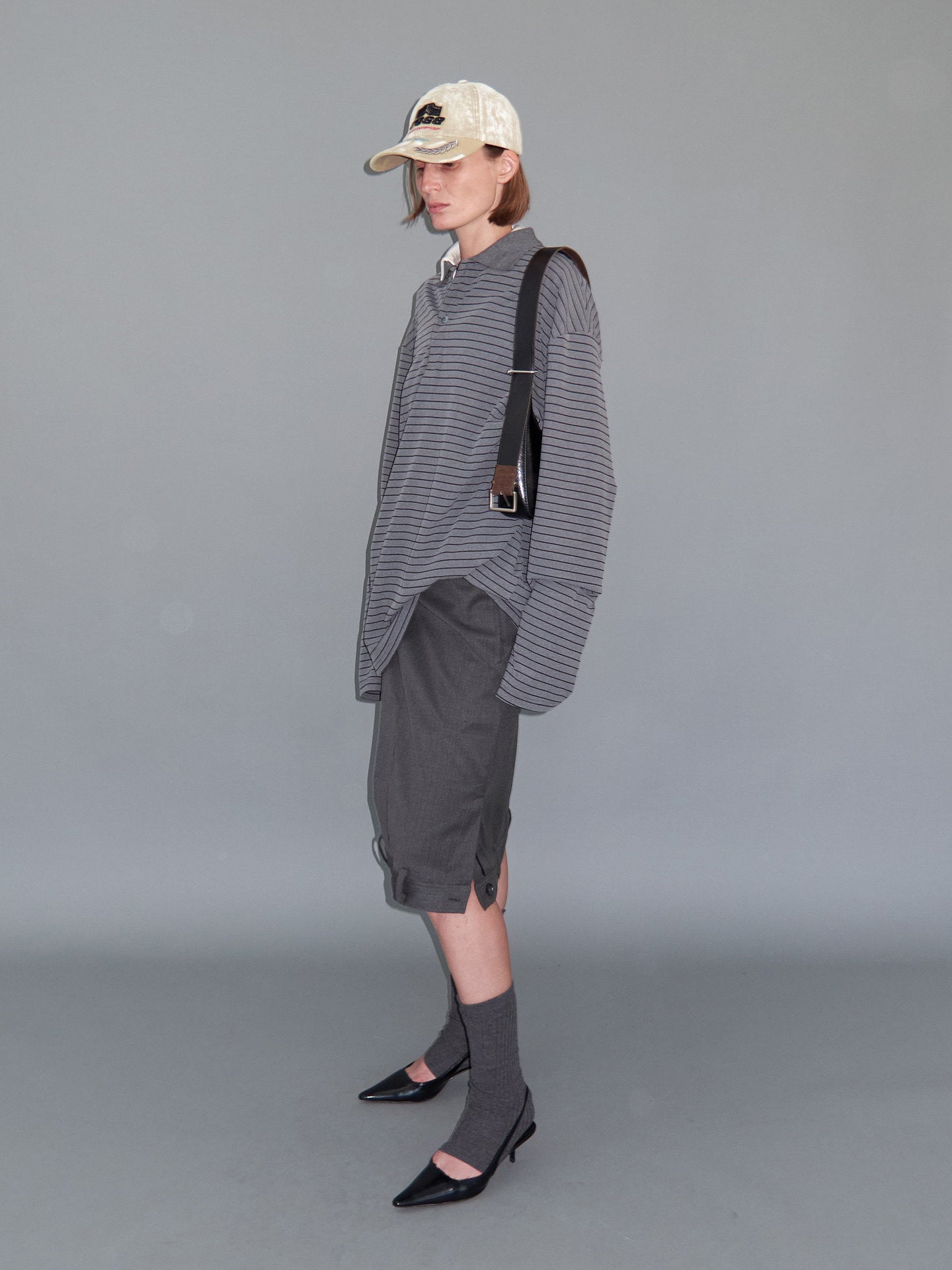 Simple Striped Polo Shirt