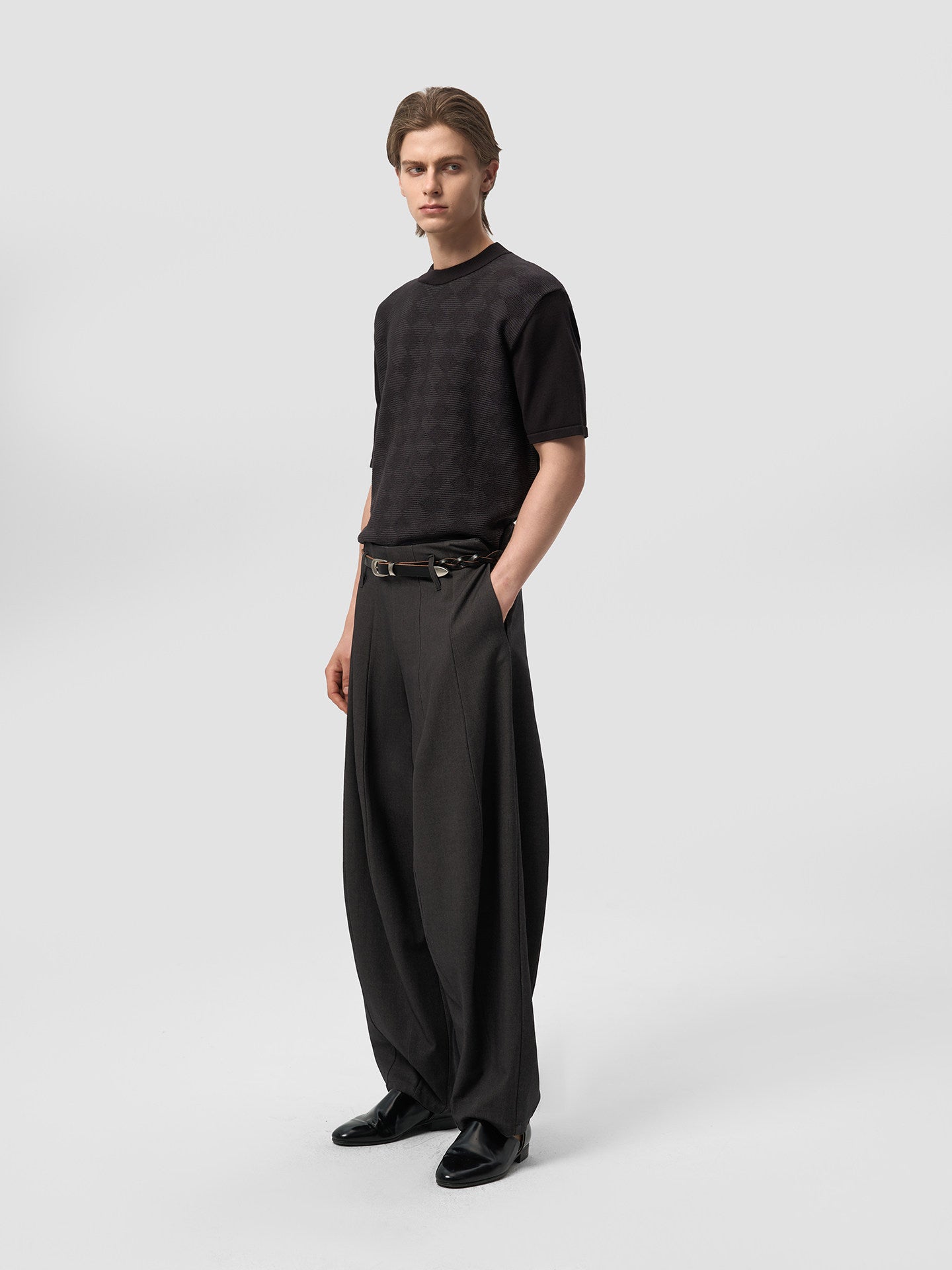 Straight-Leg Casual Pants