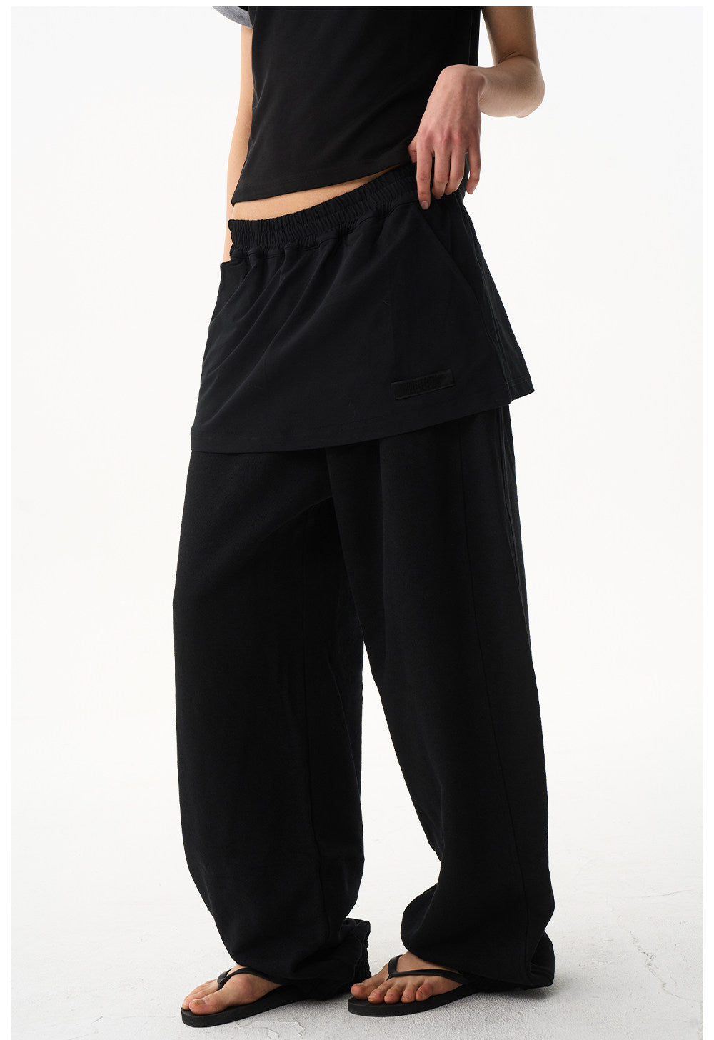 Faux Two-Piece Sweatpants