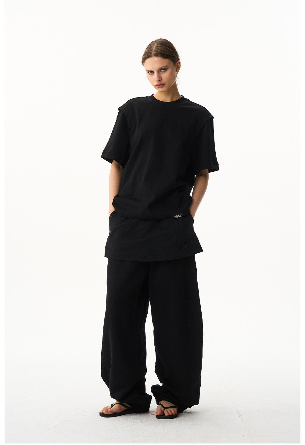 Faux Two-Piece Sweatpants