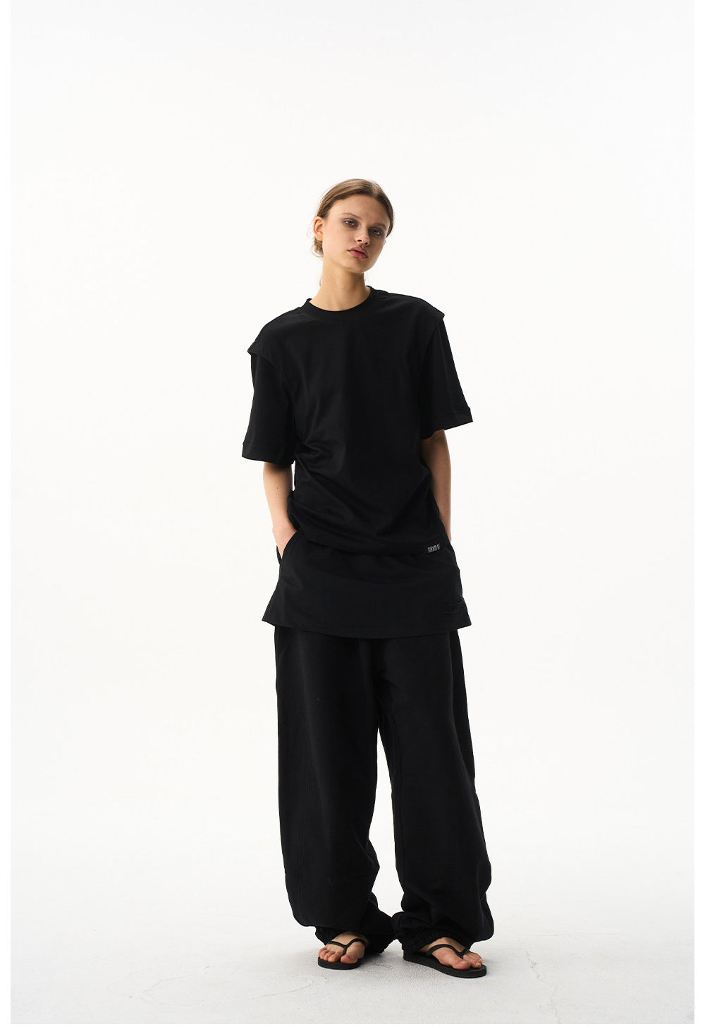 Faux Two-Piece Sweatpants