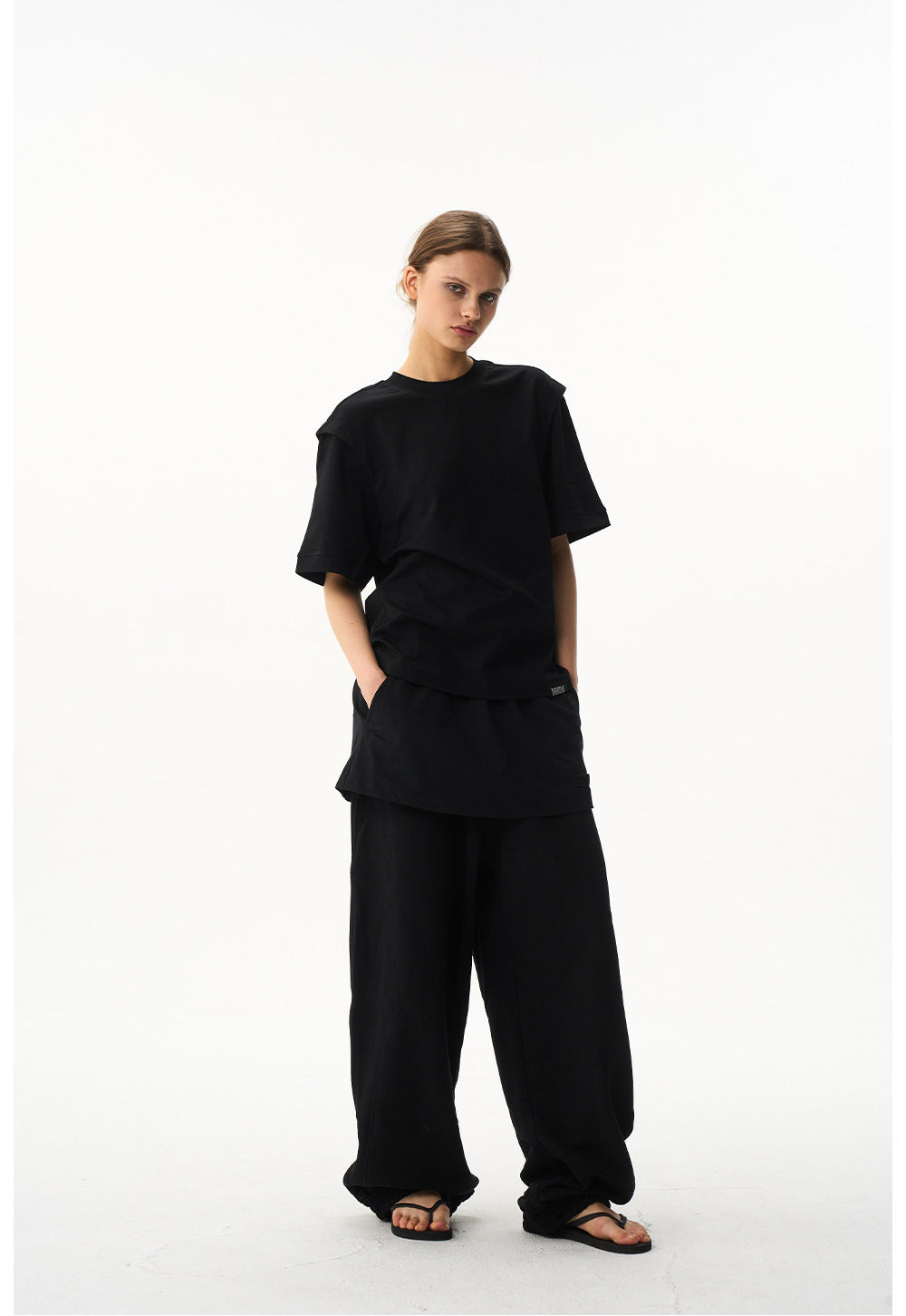 Faux Two-Piece Sweatpants