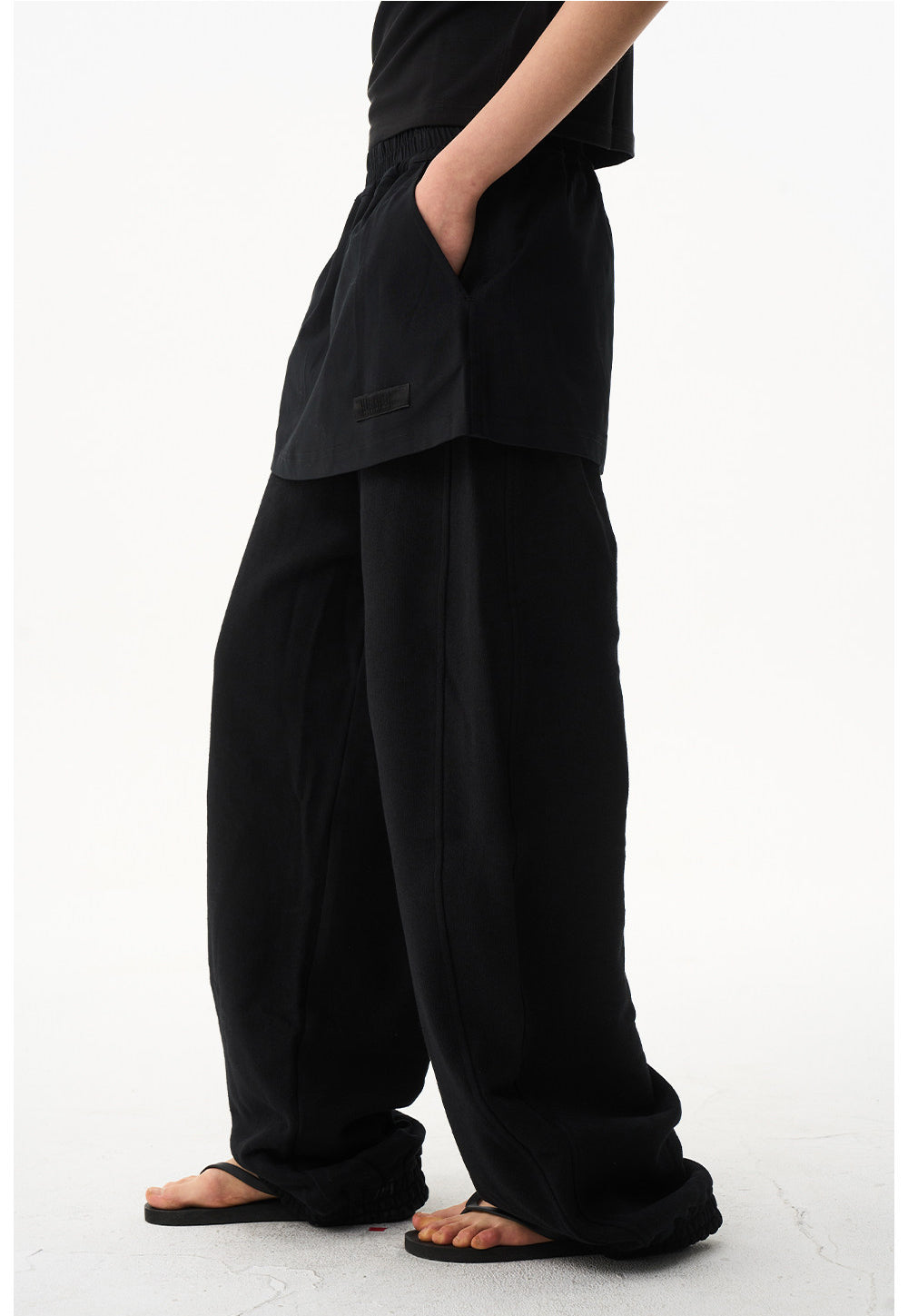 Faux Two-Piece Sweatpants