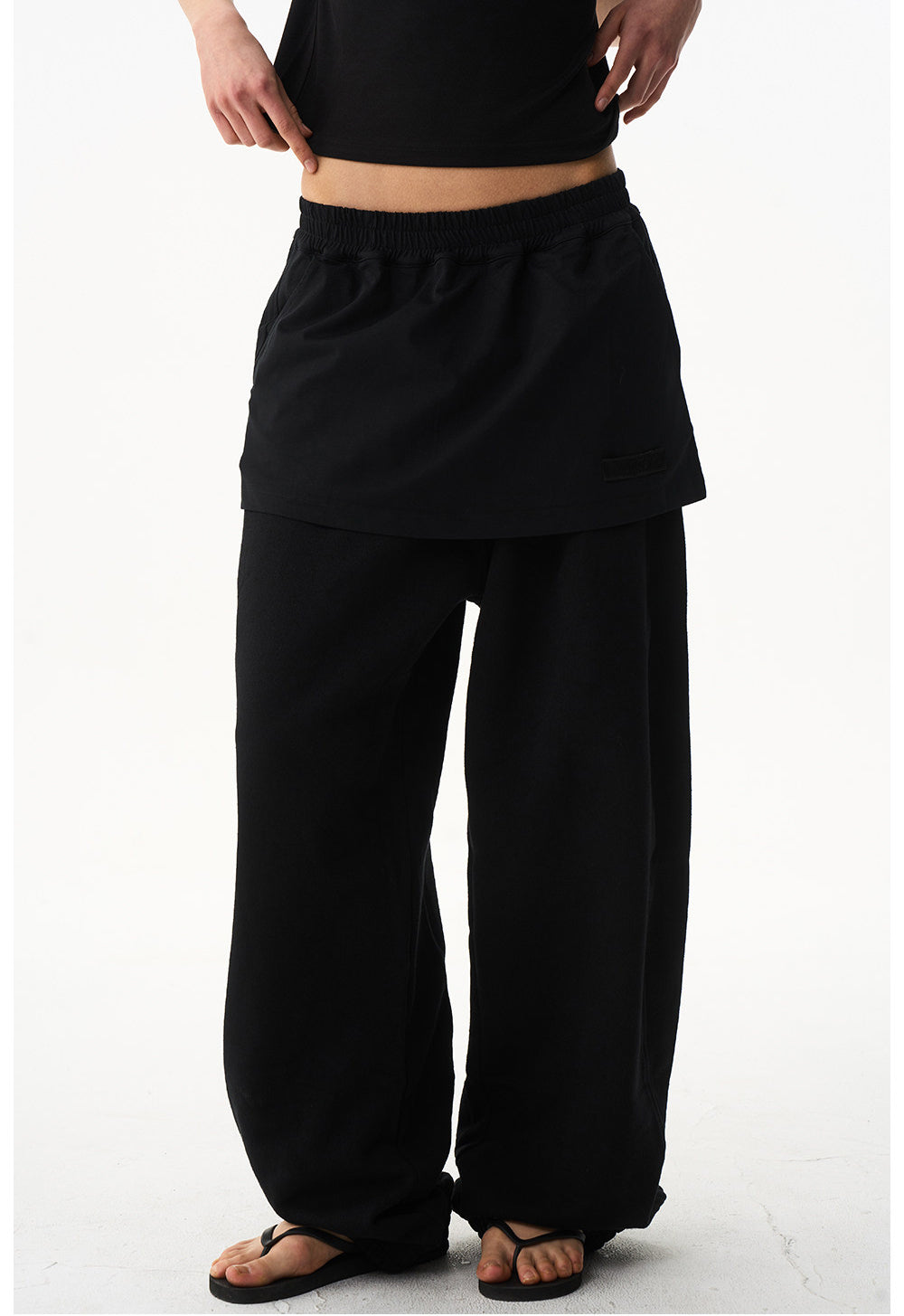 Faux Two-Piece Sweatpants
