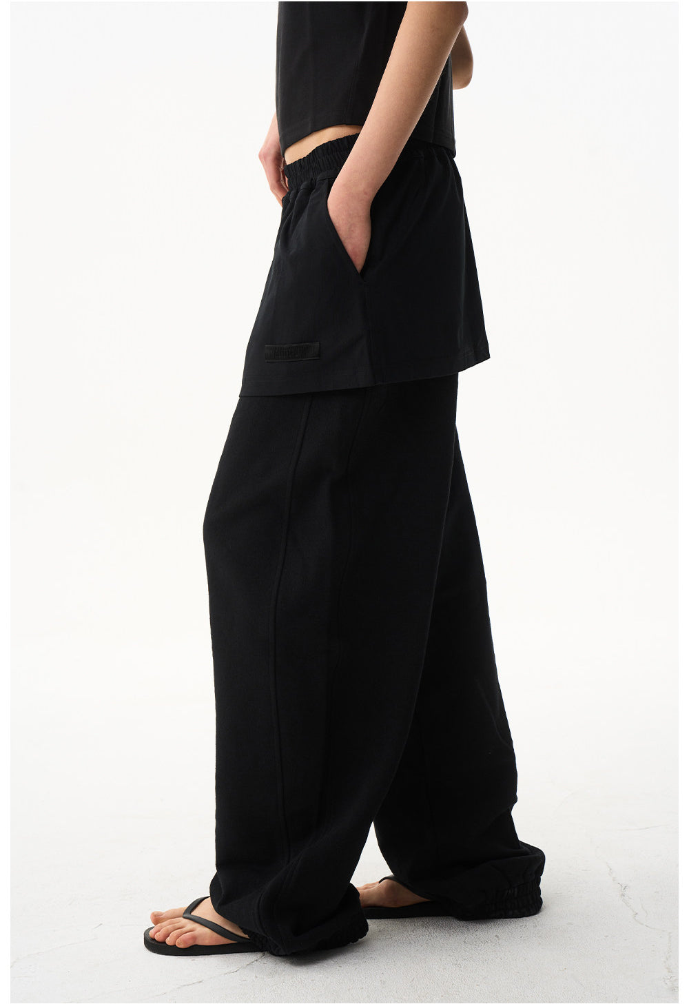 Faux Two-Piece Sweatpants