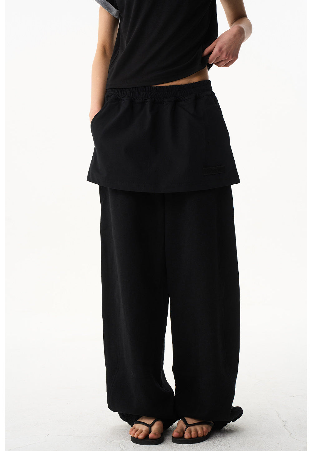 Faux Two-Piece Sweatpants