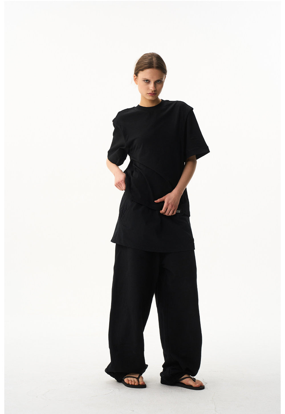 Faux Two-Piece Sweatpants