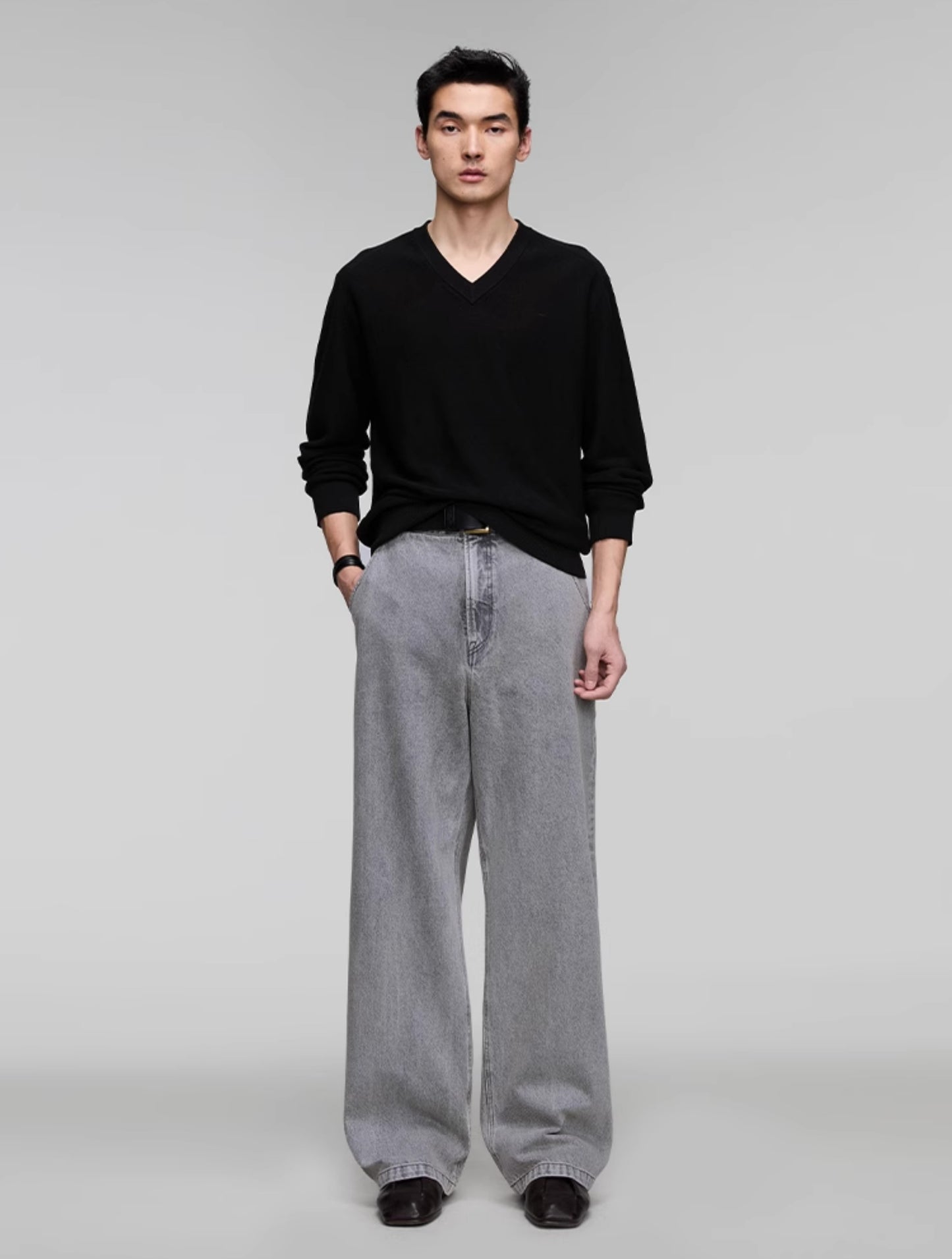 Straight Loose Denim Pants