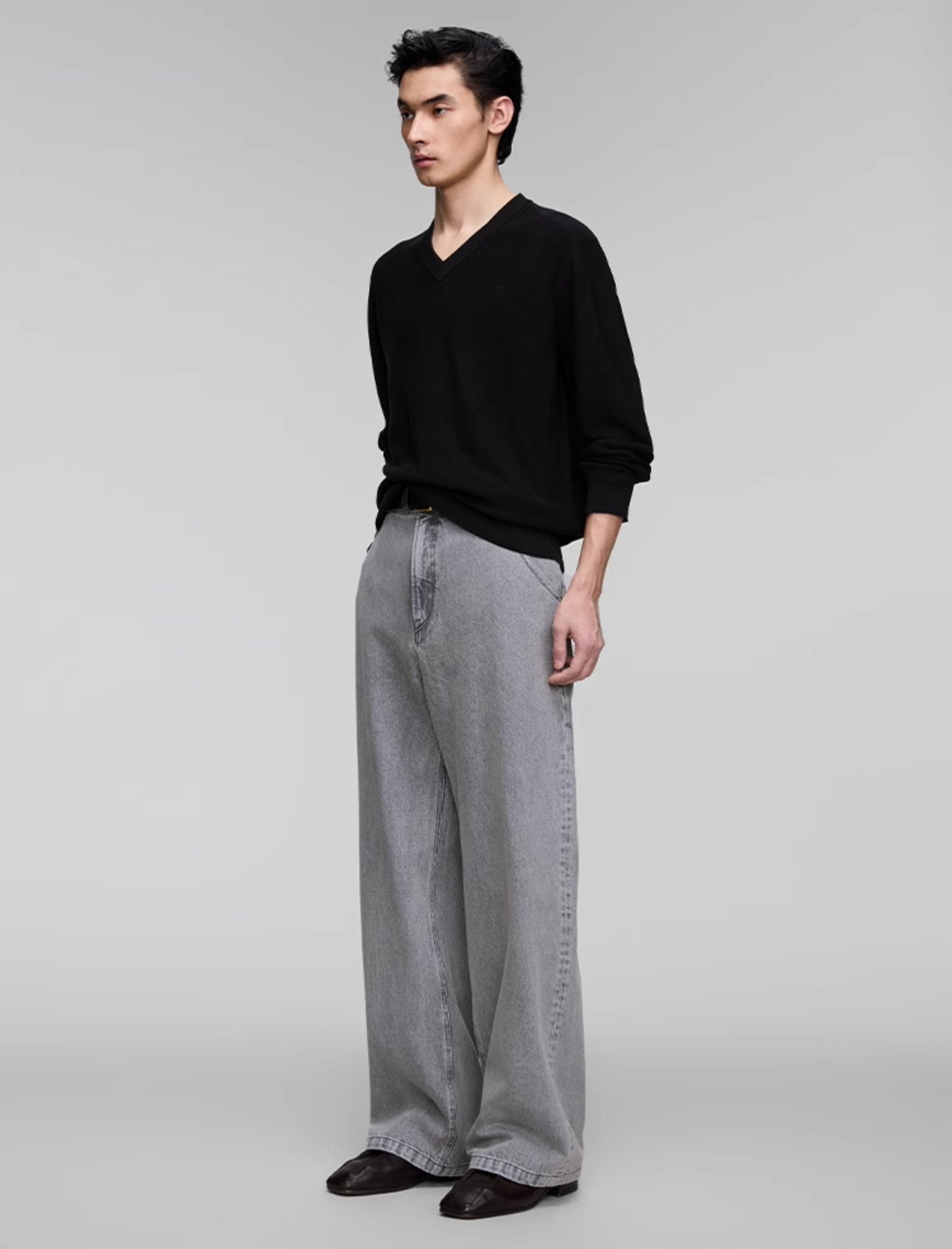 Straight Loose Denim Pants