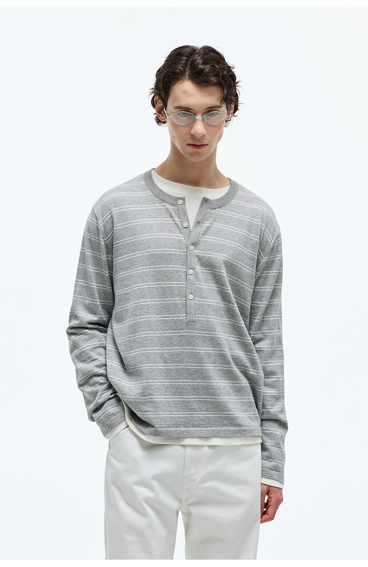 Natural Cotton Yarn T-Shirt