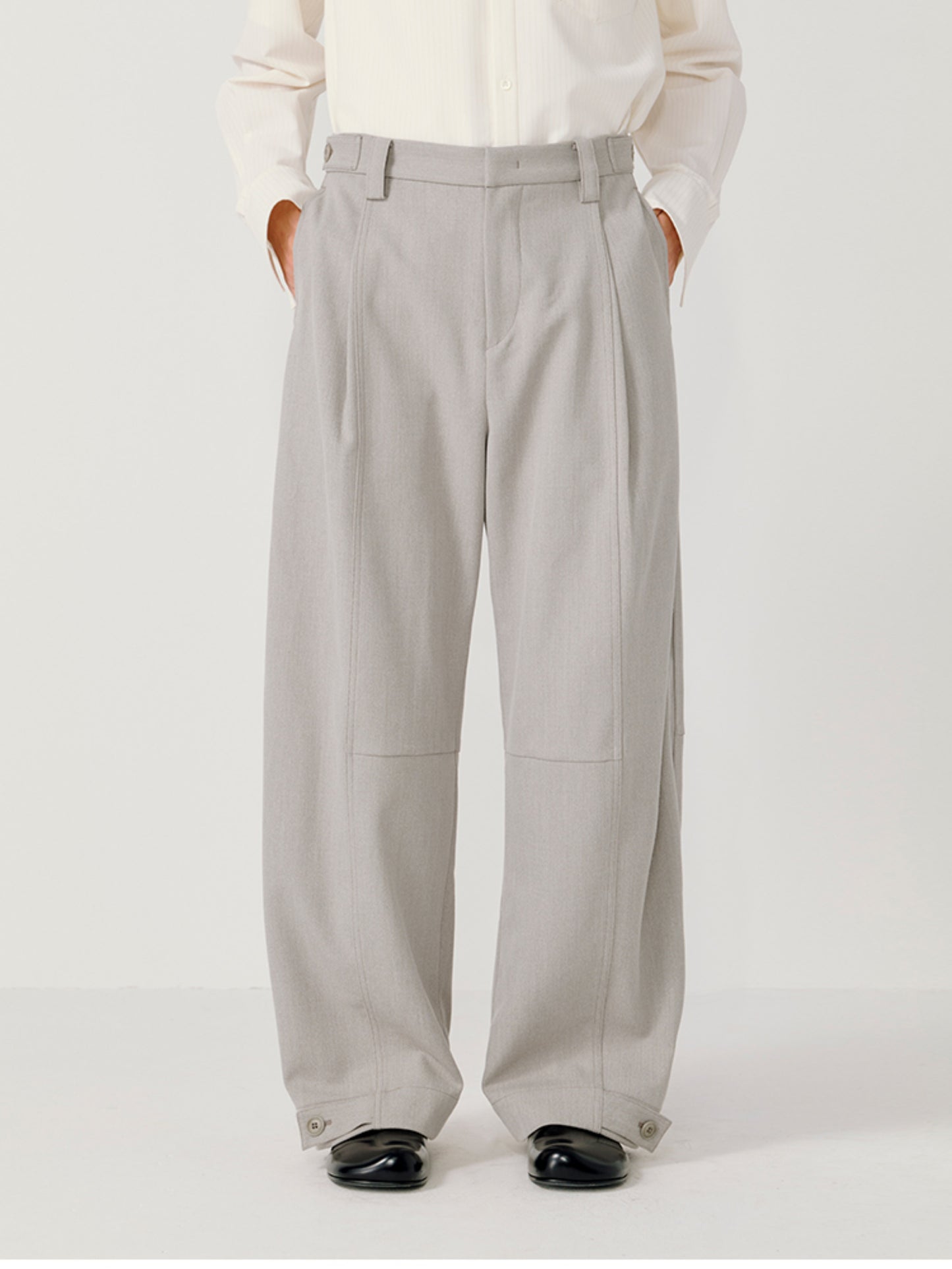 Three-Dimensional Construction Casual Pants
