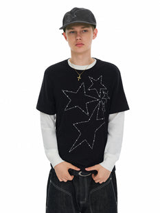 Hot Diamond Round-Neck T-Shirt