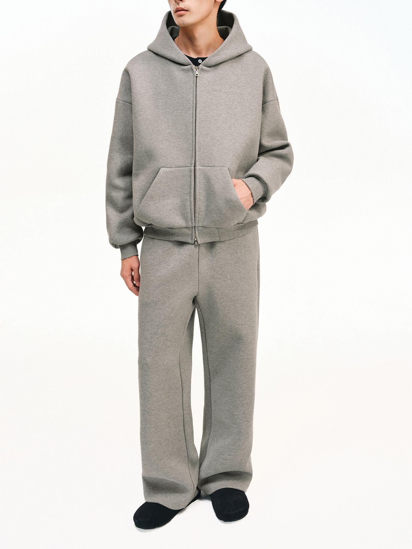 Heavy-textured sweatpants