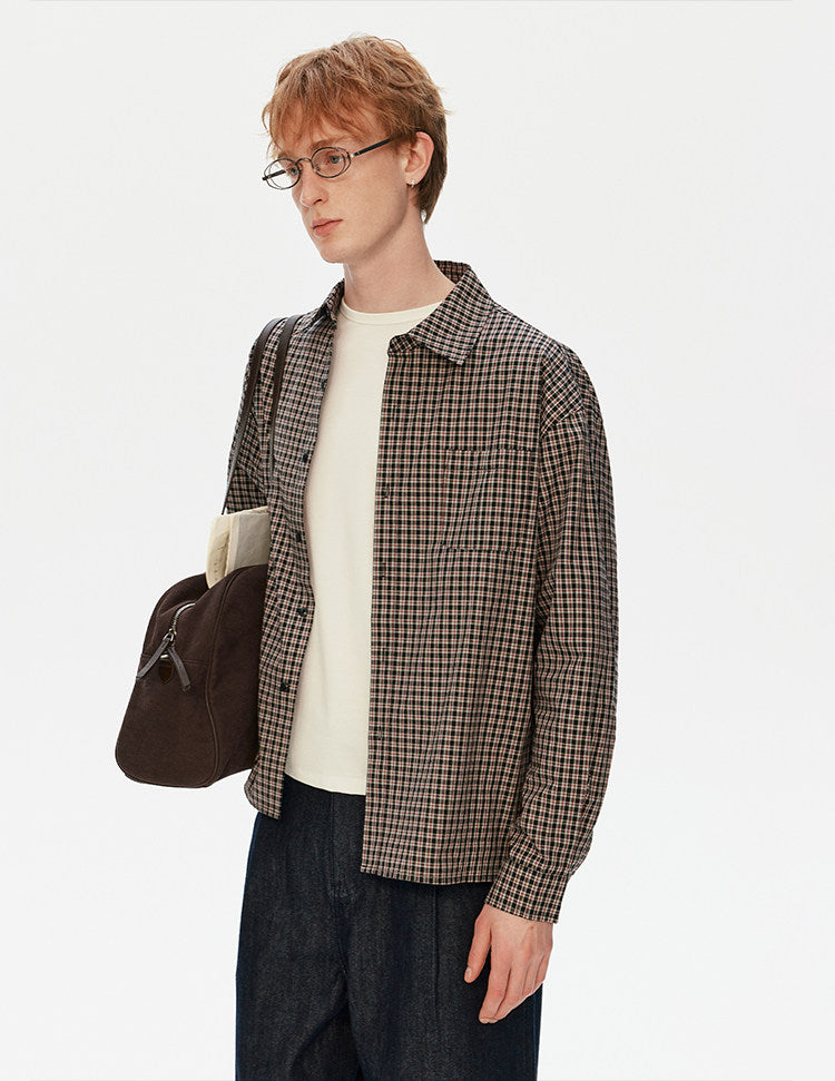Old Money Style Check Shirt