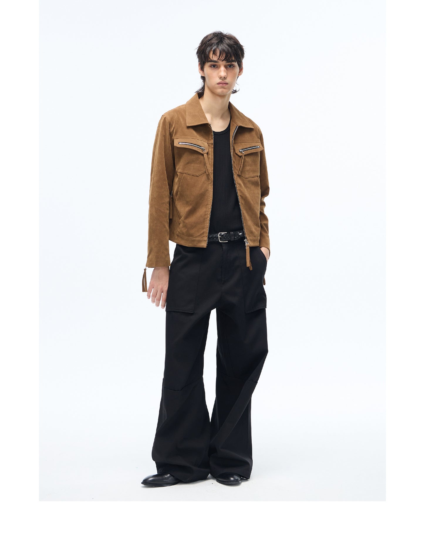 Vintage Suede Short Jacket
