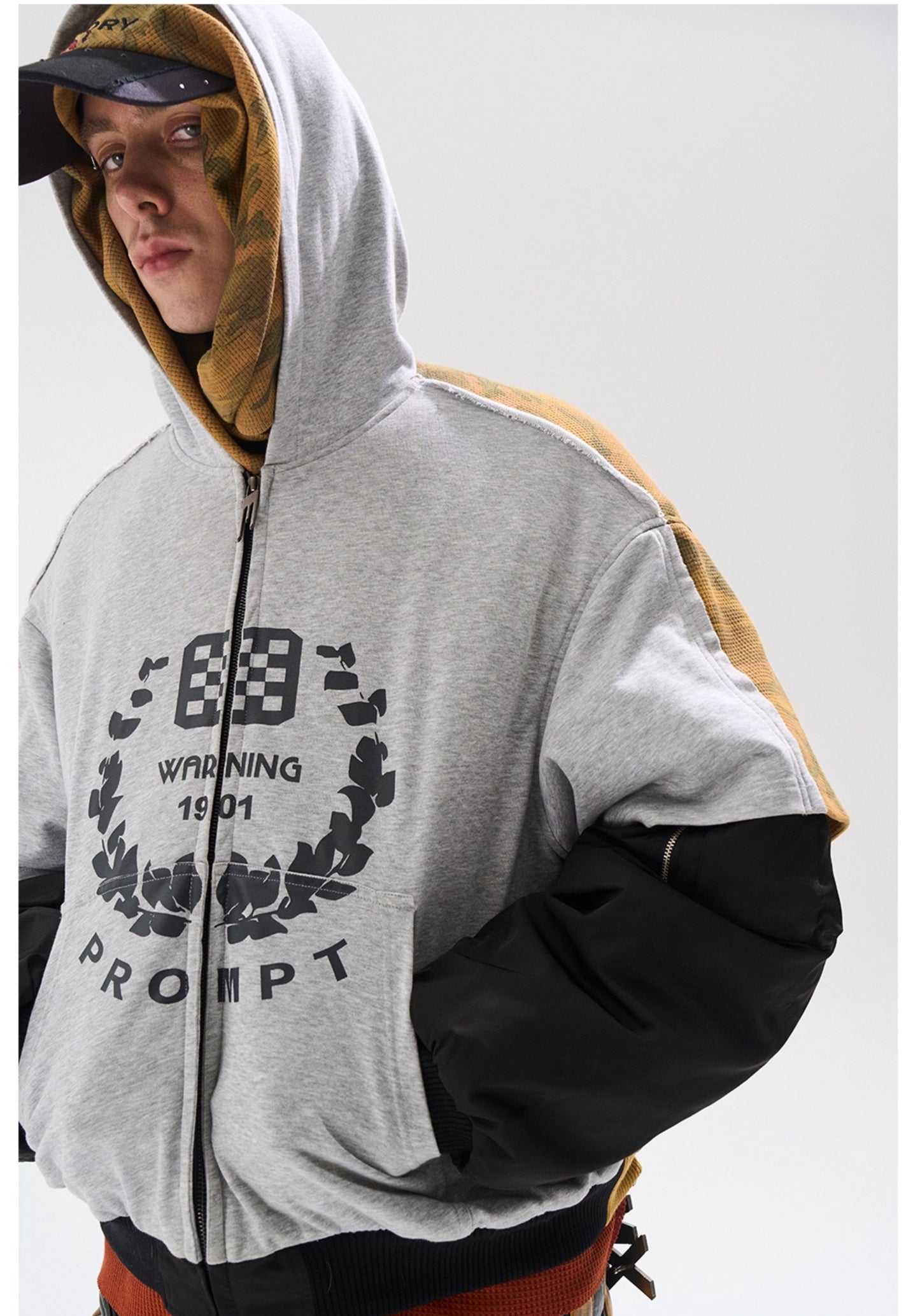 Faux Two-Piece Jacket